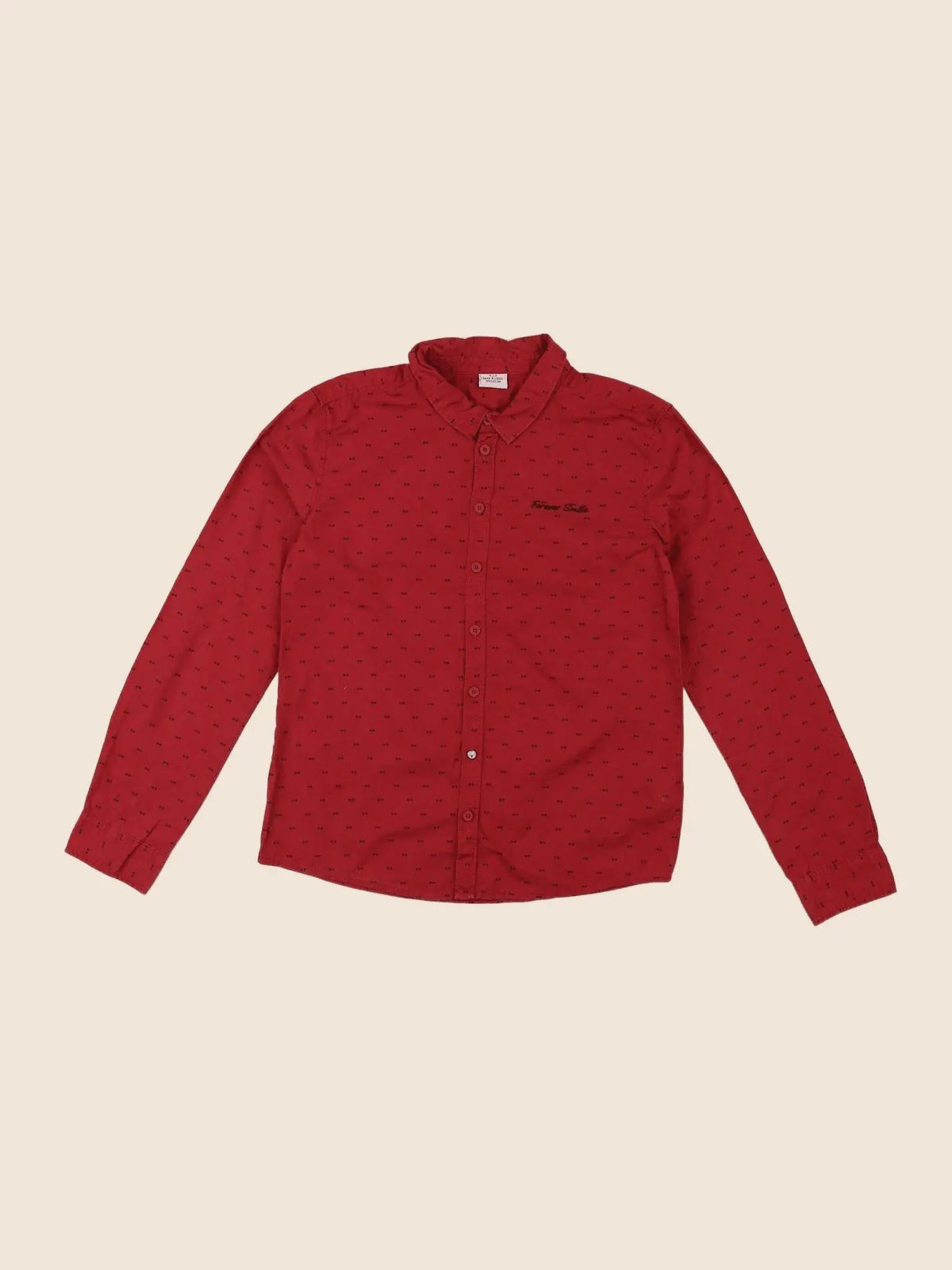 Tape à l'oeil - chemise rouge, noir - 12 ans