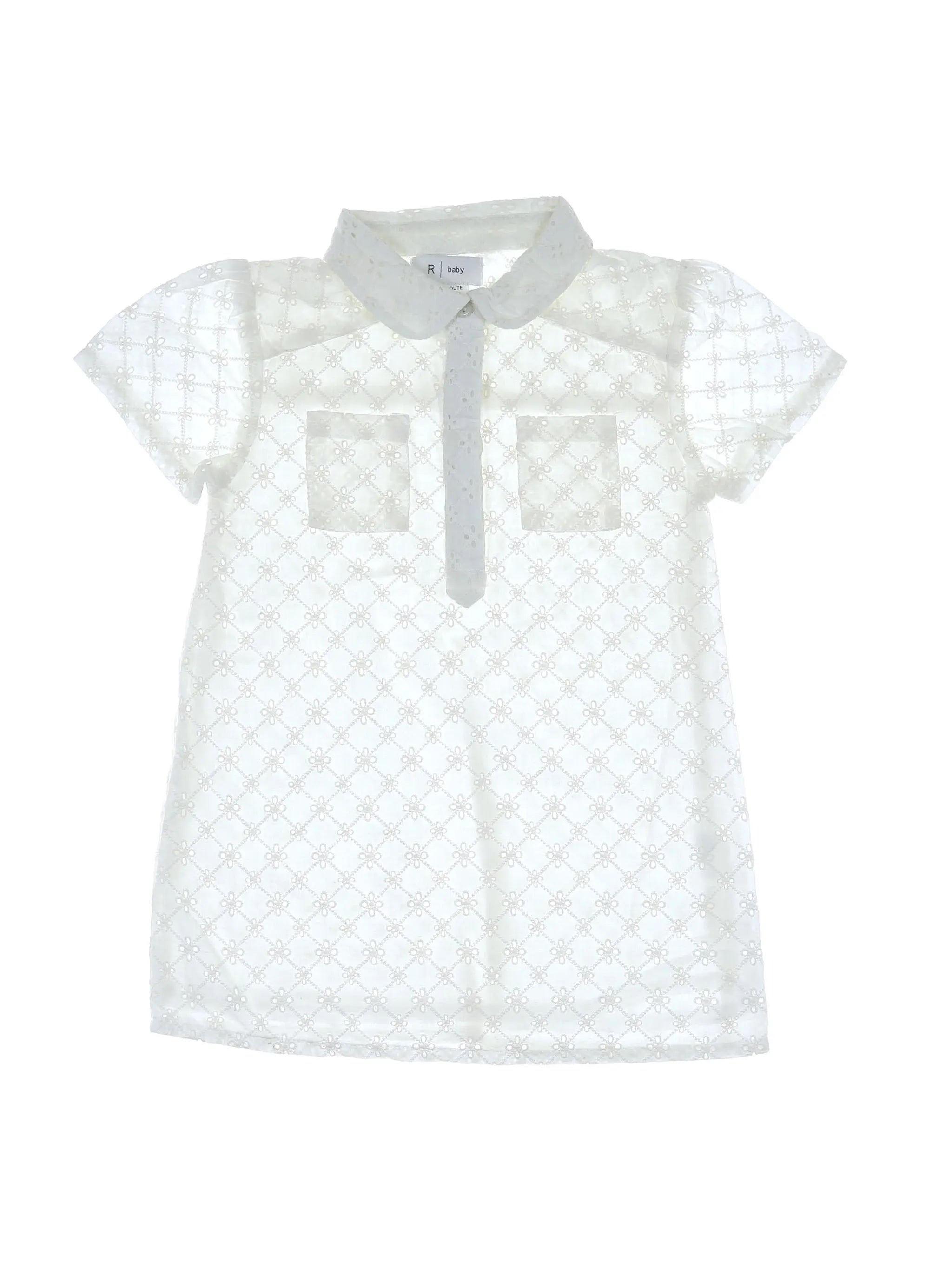 La Redoute - robe blanc - 2 ans