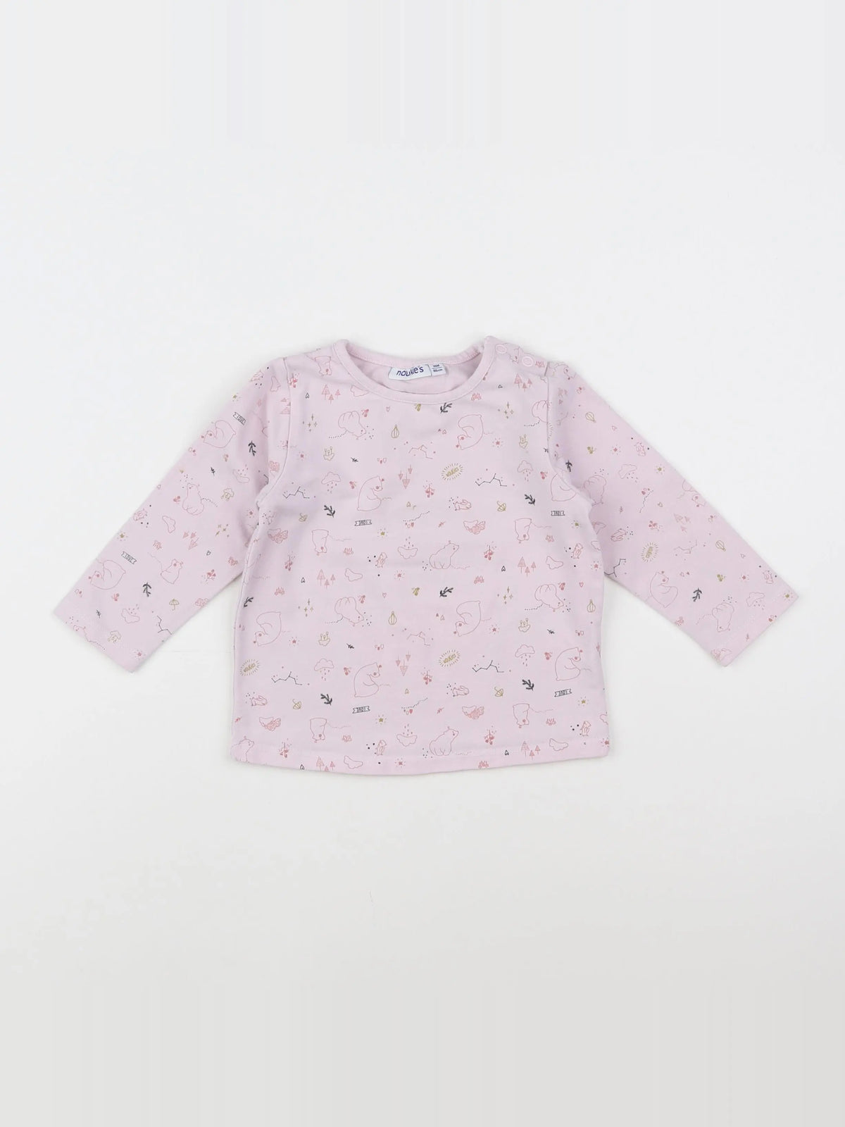 Noukie's - tee-shirt rose - 18 mois