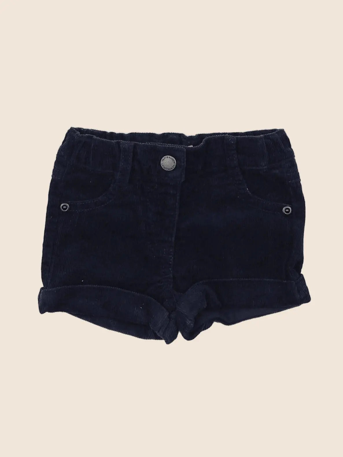 Vertbaudet - short gris, bleu - 3 mois