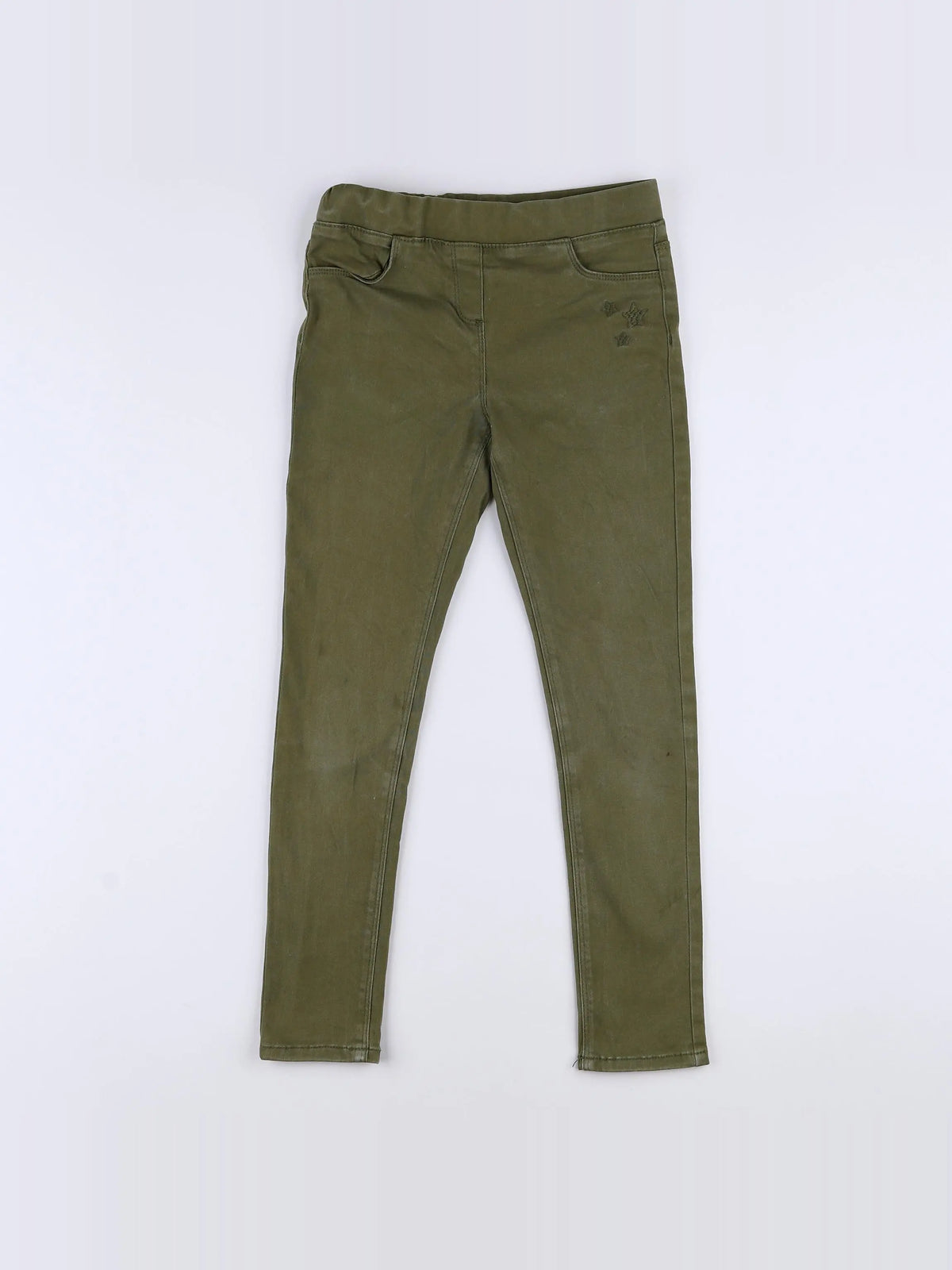 Vertbaudet - jegging vert - 9 ans