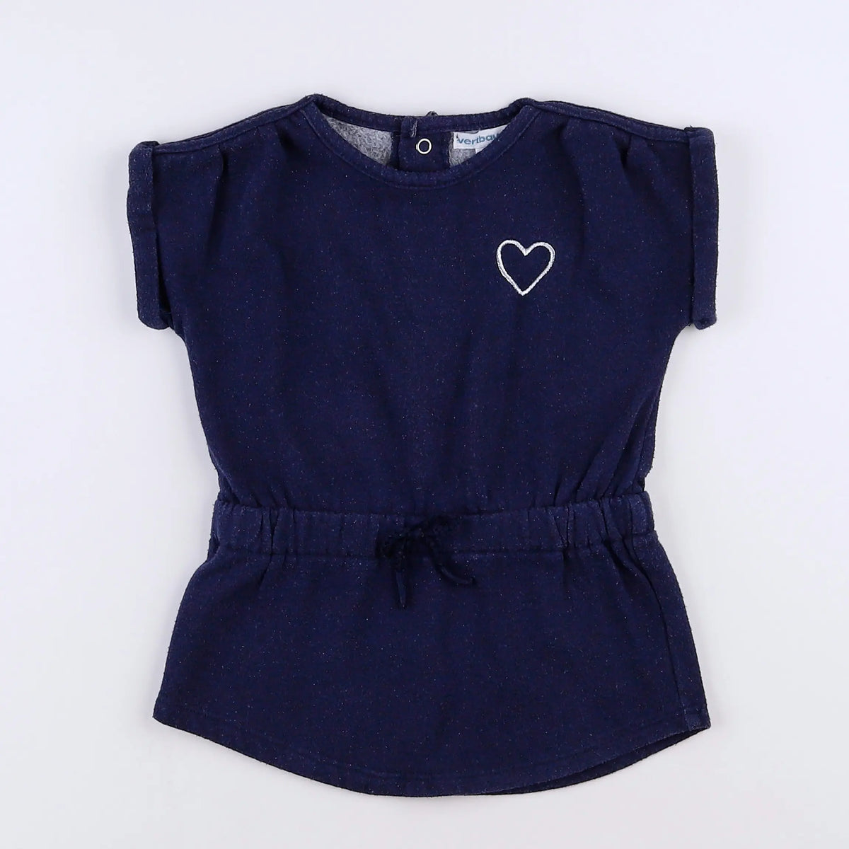 Vertbaudet - robe bleu - 18 mois