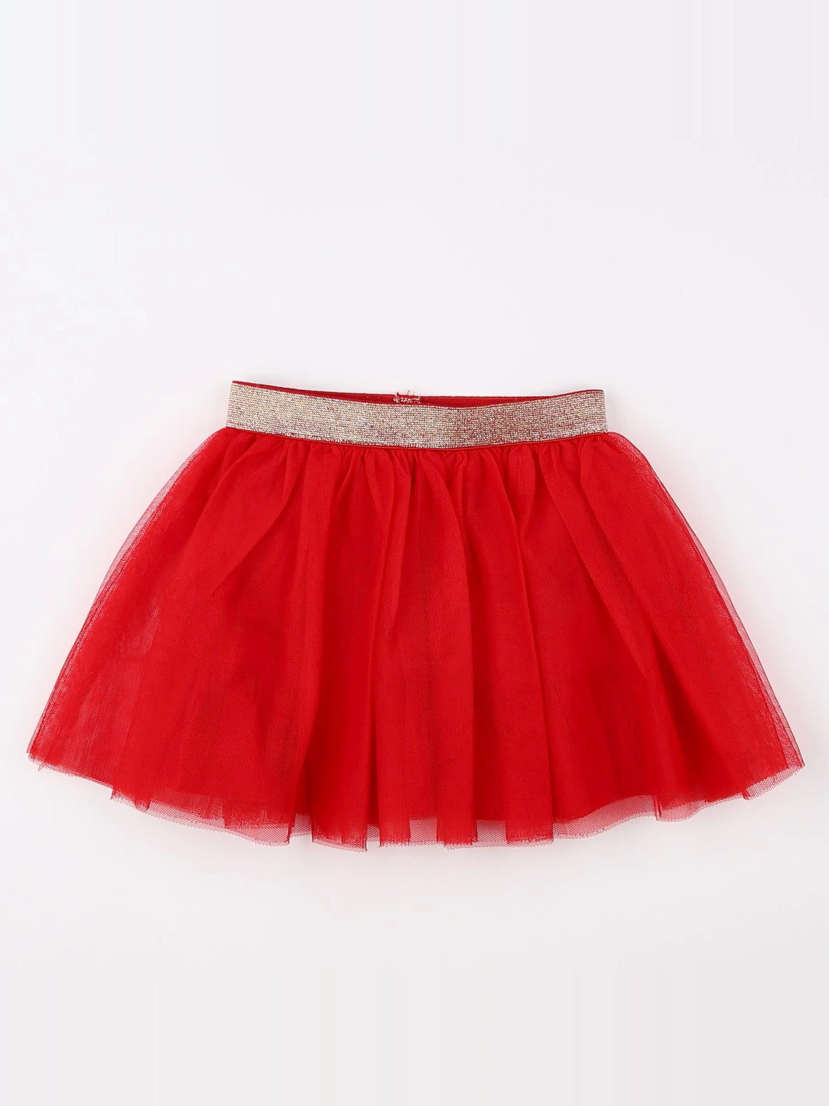Vertbaudet - jupe rouge - 18 mois