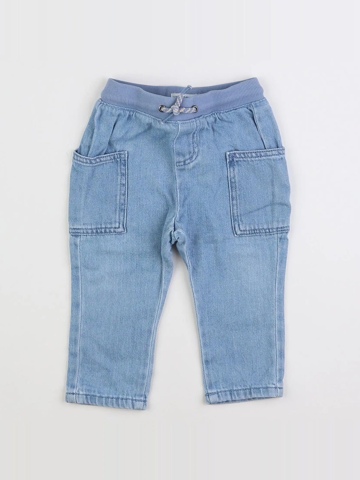 Vertbaudet - jean bleu - 9 mois