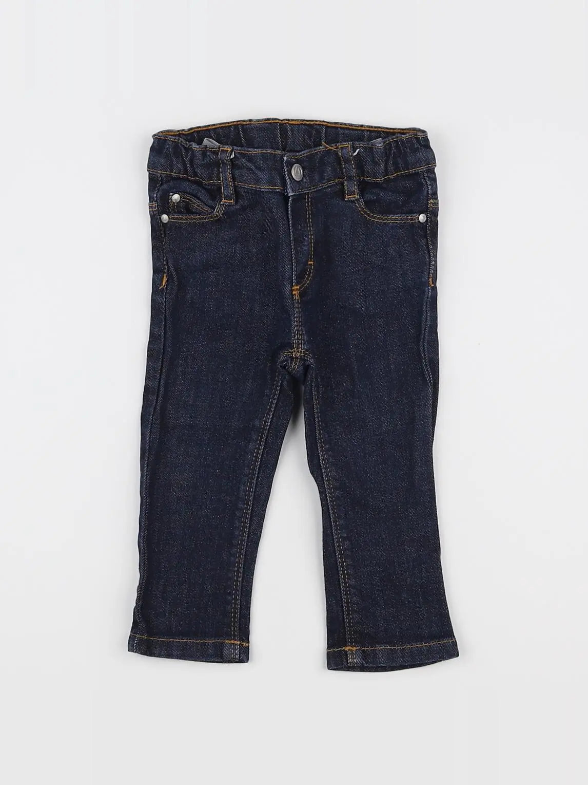 Petit Bateau - jean bleu - 12 mois