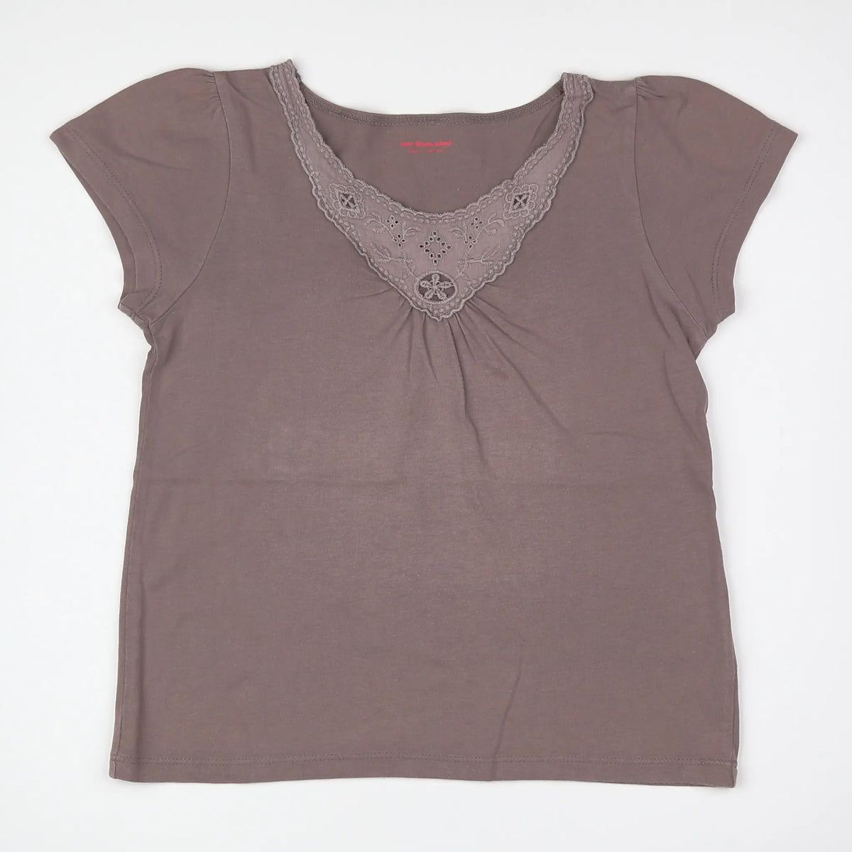 Vertbaudet - tee-shirt gris - 8 ans