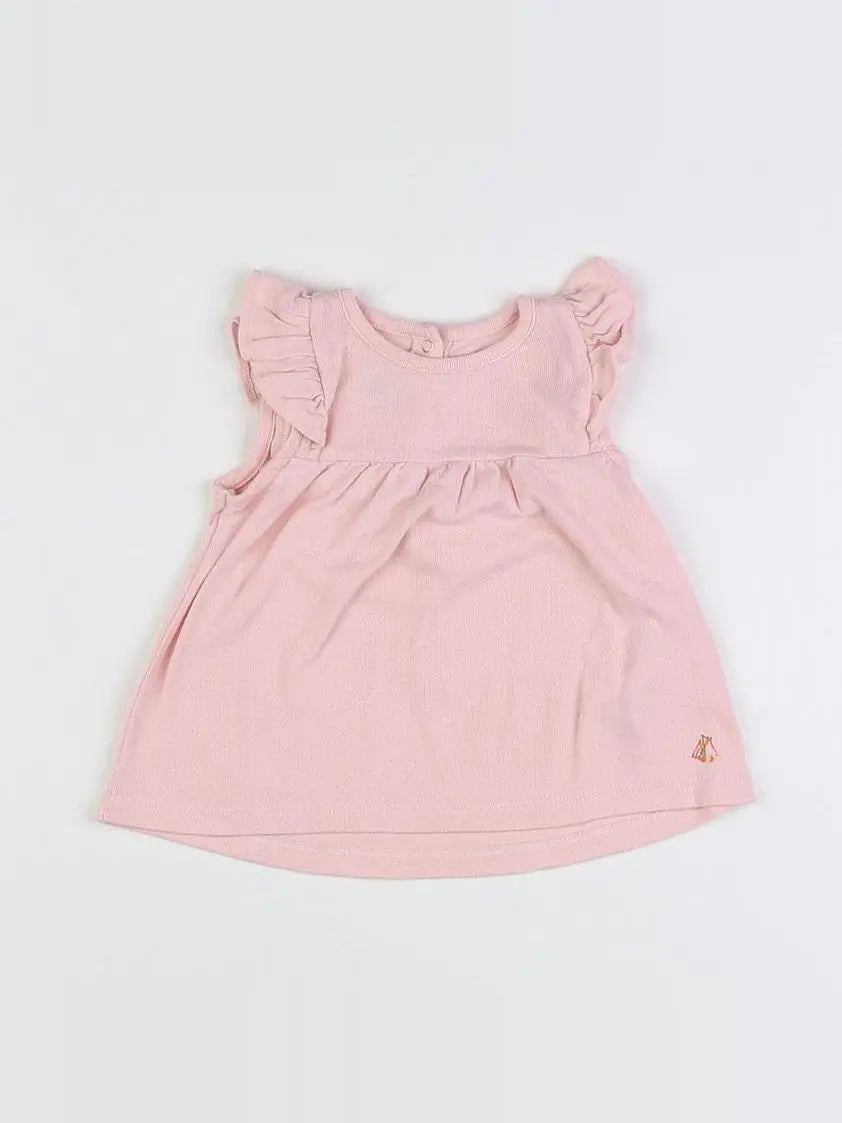Petit Bateau - tee-shirt rose - 18 mois