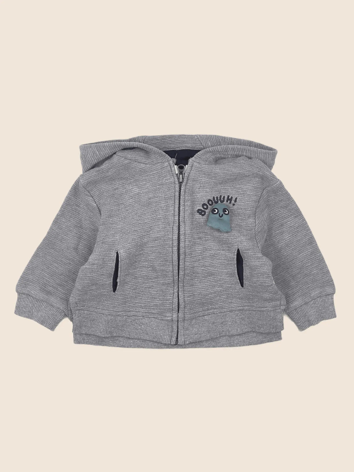 Tape à l'oeil - sweat gris - 3 mois