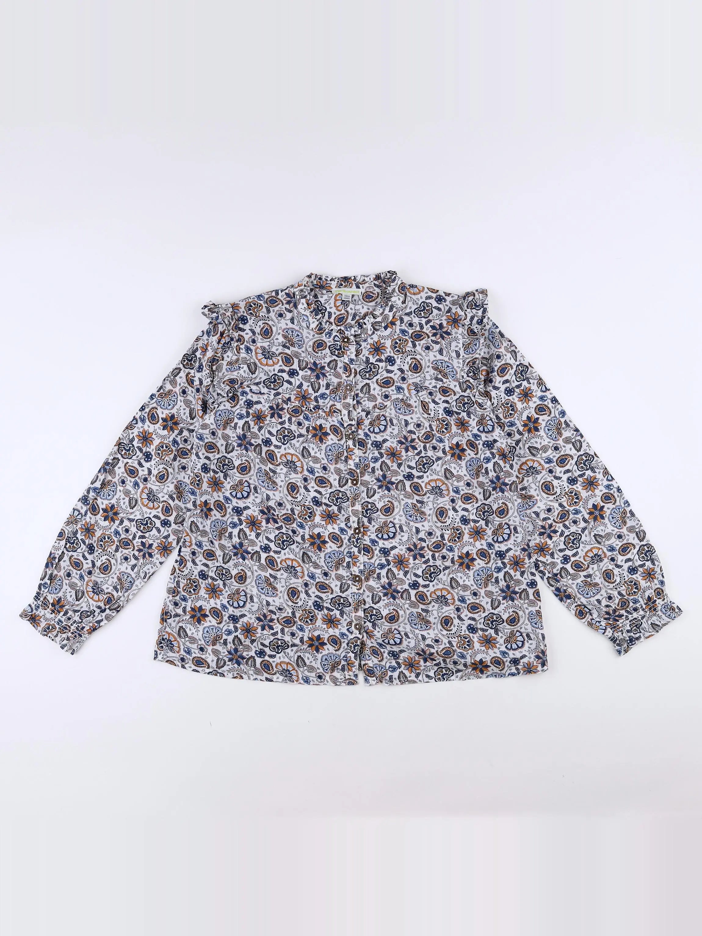 Vertbaudet - blouse multicolore - 12 ans