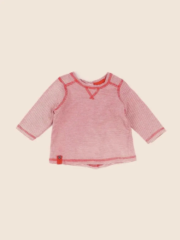 Vertbaudet - tee-shirt rouge - 3 mois
