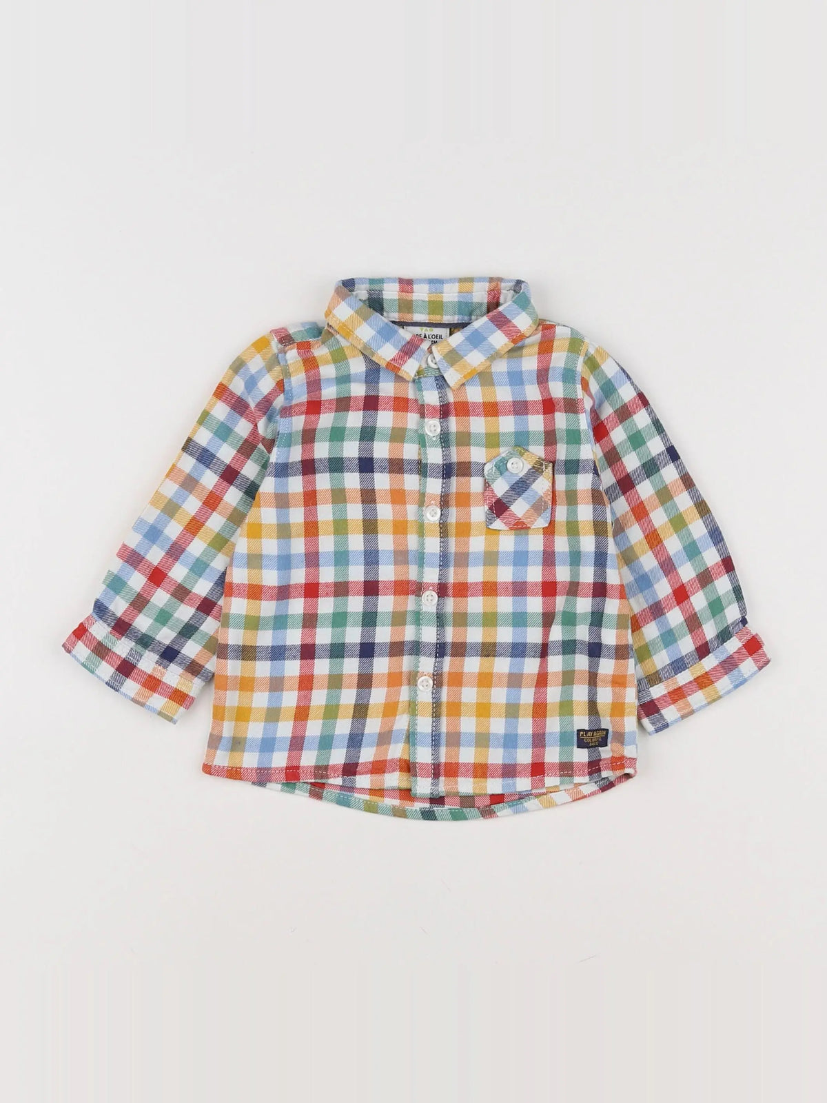 Tape à l'oeil - chemise multicolore - 9 mois