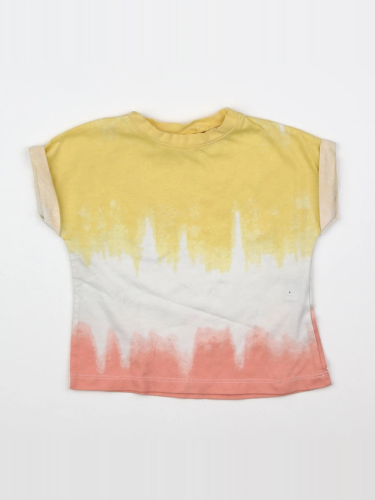 Zara - tee-shirt multicolore - 6/9 mois