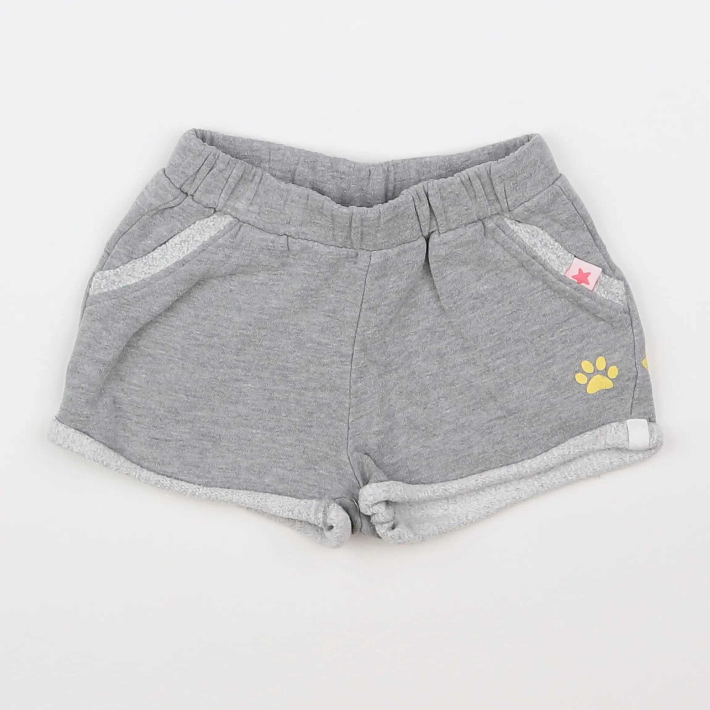 Vertbaudet - short gris - 9 mois