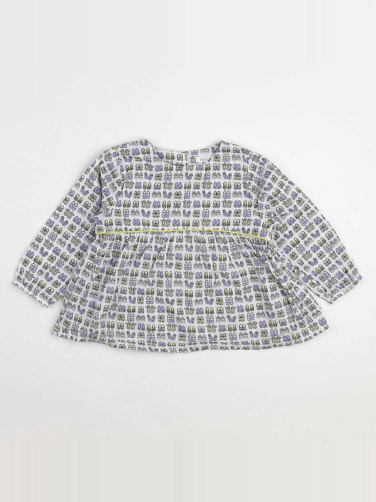 Boutchou - blouse multicolore - 12 mois