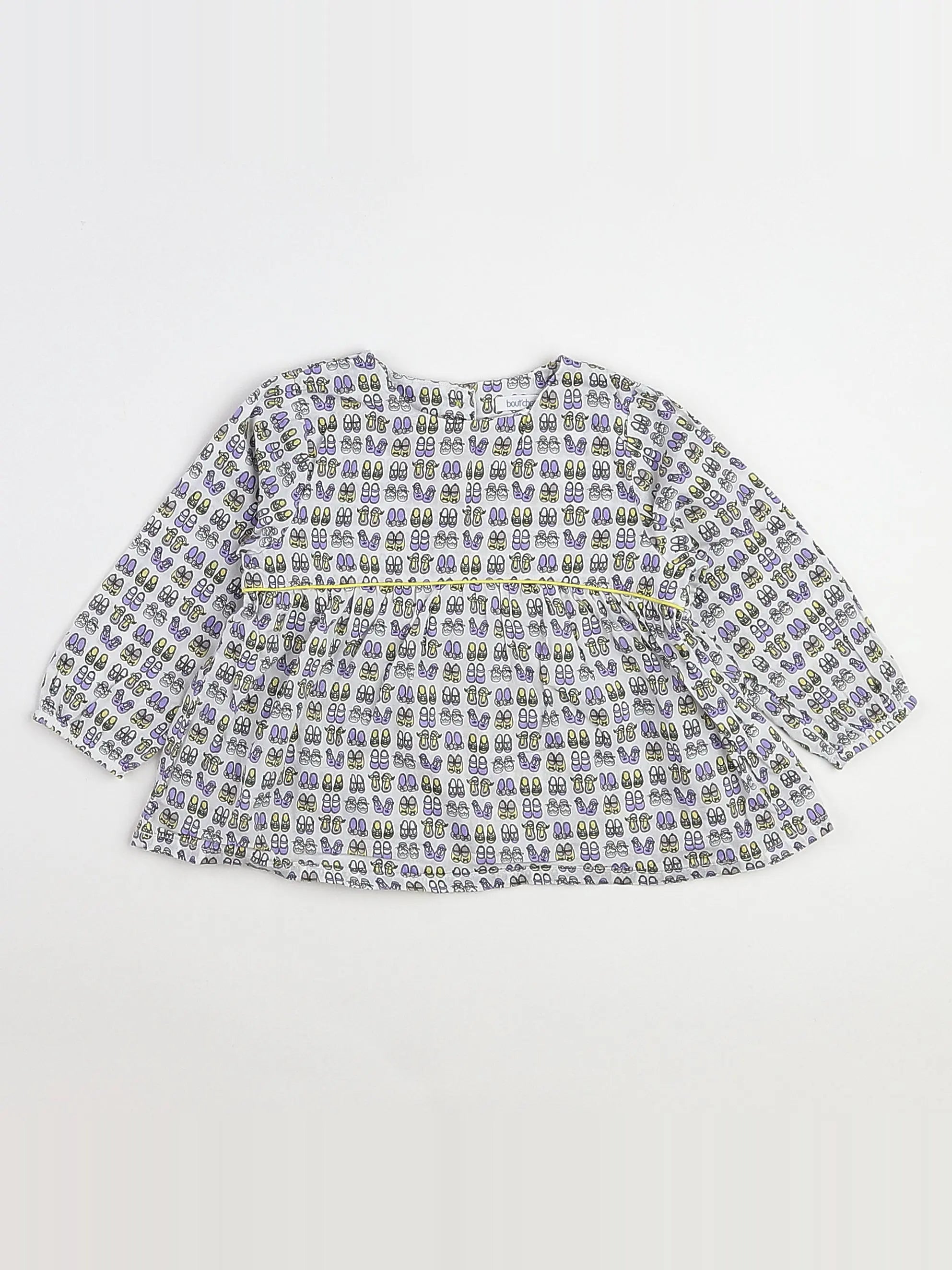Boutchou - blouse multicolore - 12 mois