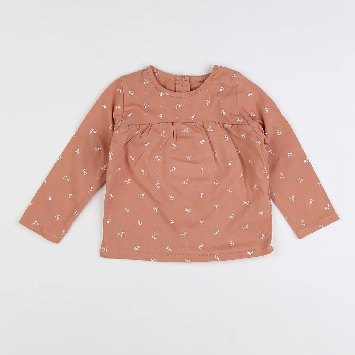 Vertbaudet - tee-shirt rose - 12 mois