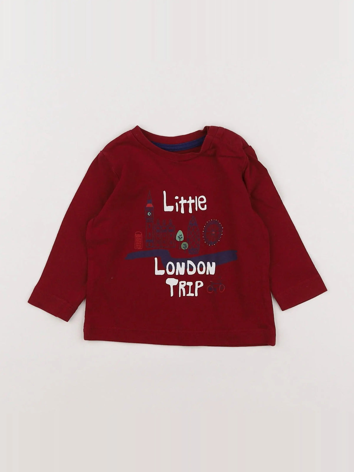 Boutchou - tee-shirt rouge - 6 mois