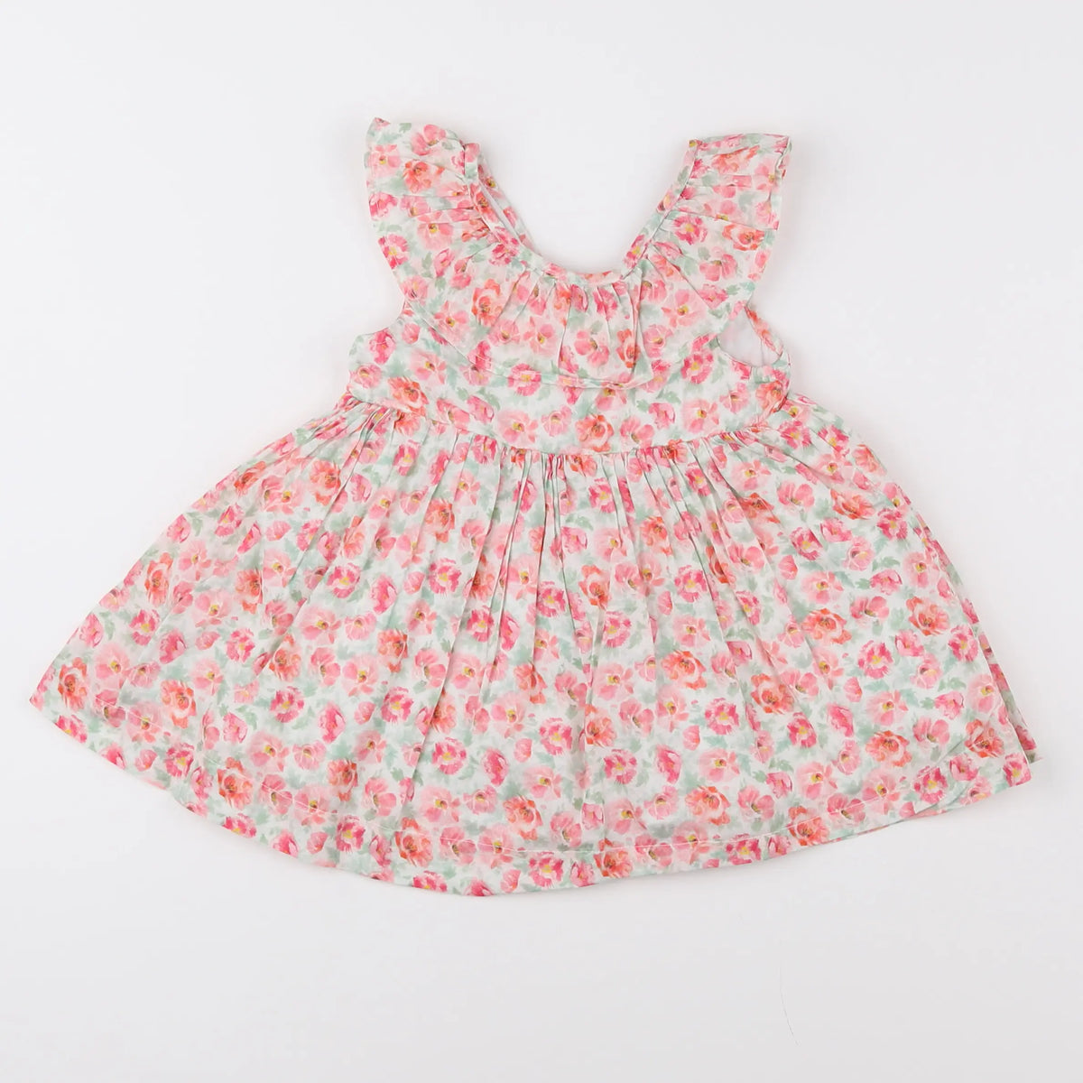 Vertbaudet - robe rose - 12 mois