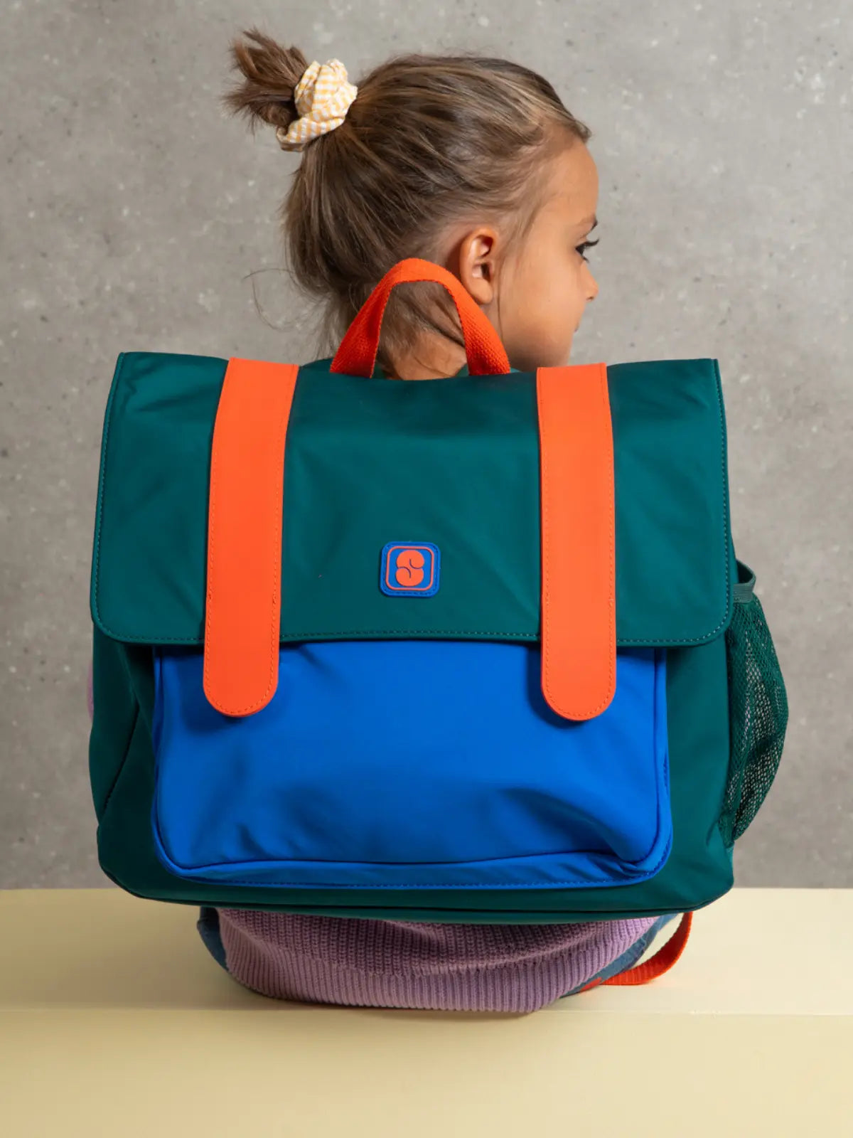 Le cartable Vert et bleu