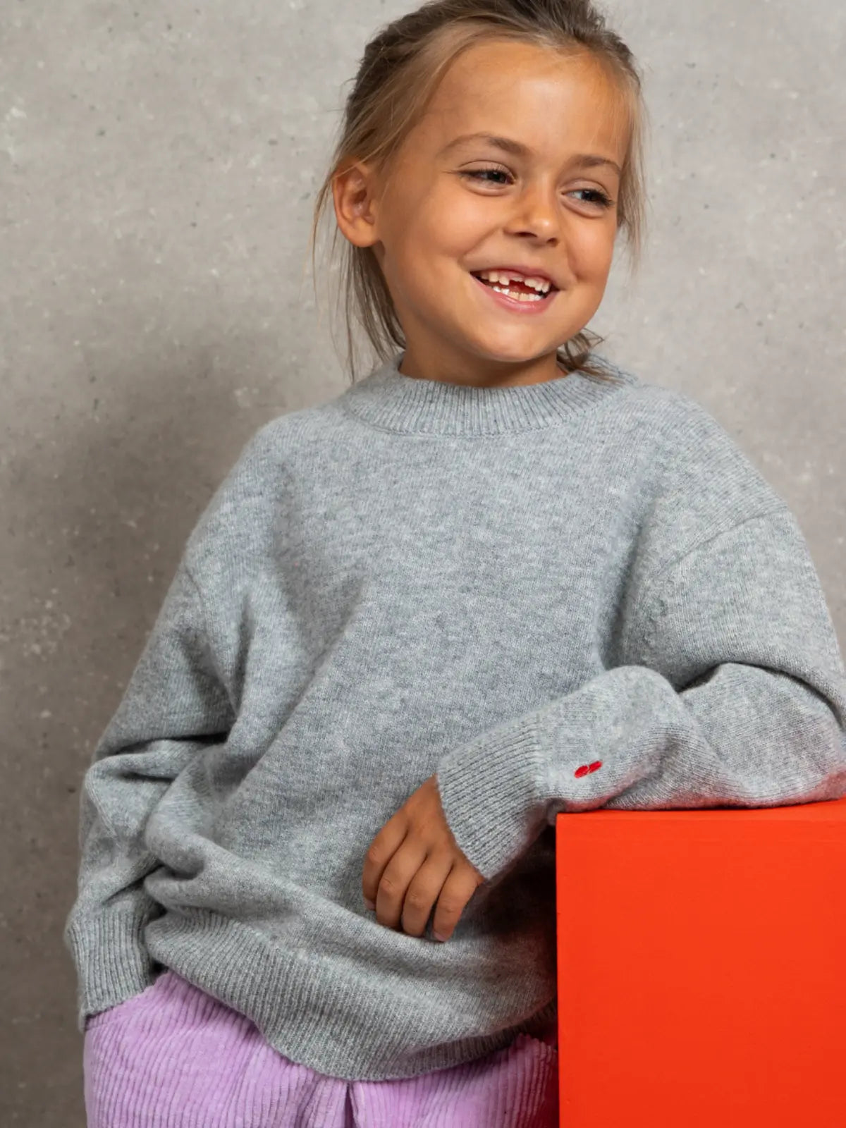 Le pull 100% laine Gris chiné