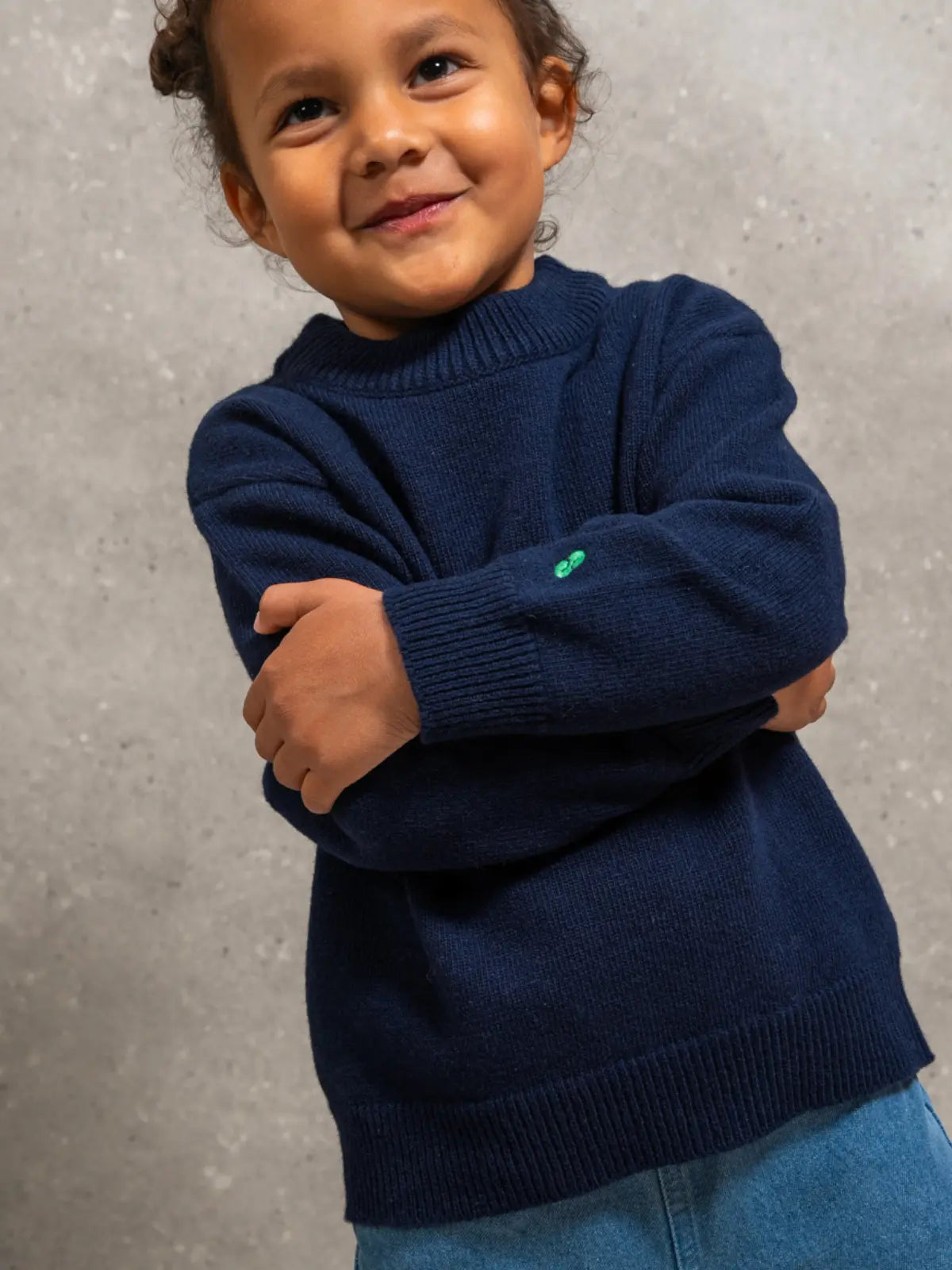Le pull 100% laine Marine