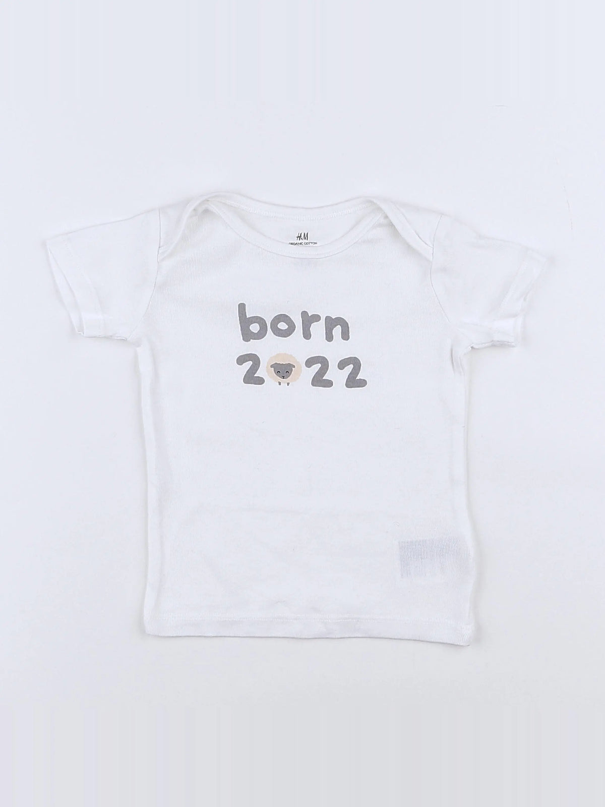 H&M - maillot de corps blanc - 9 mois