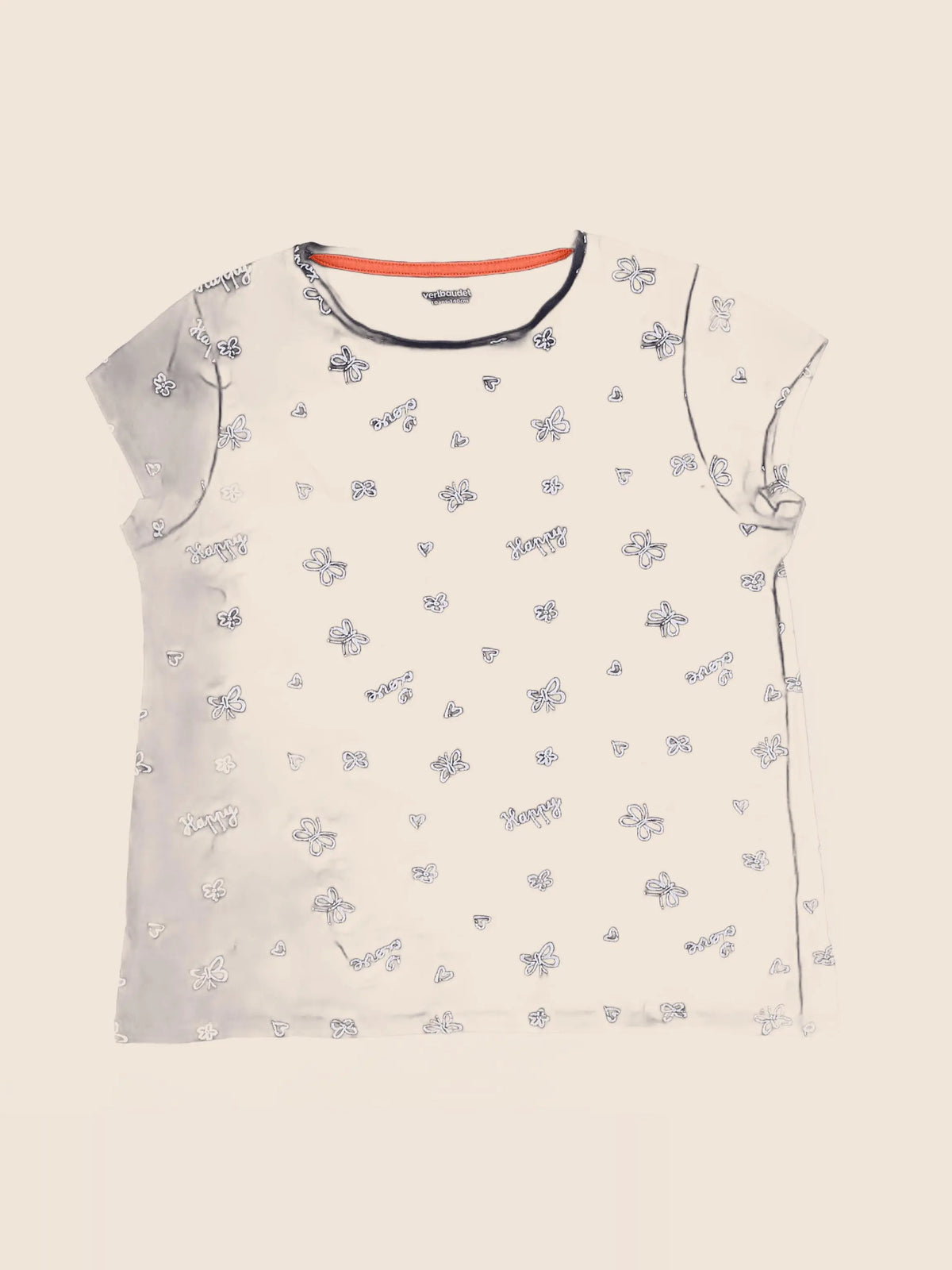 Vertbaudet - tee-shirt gris - 10 ans