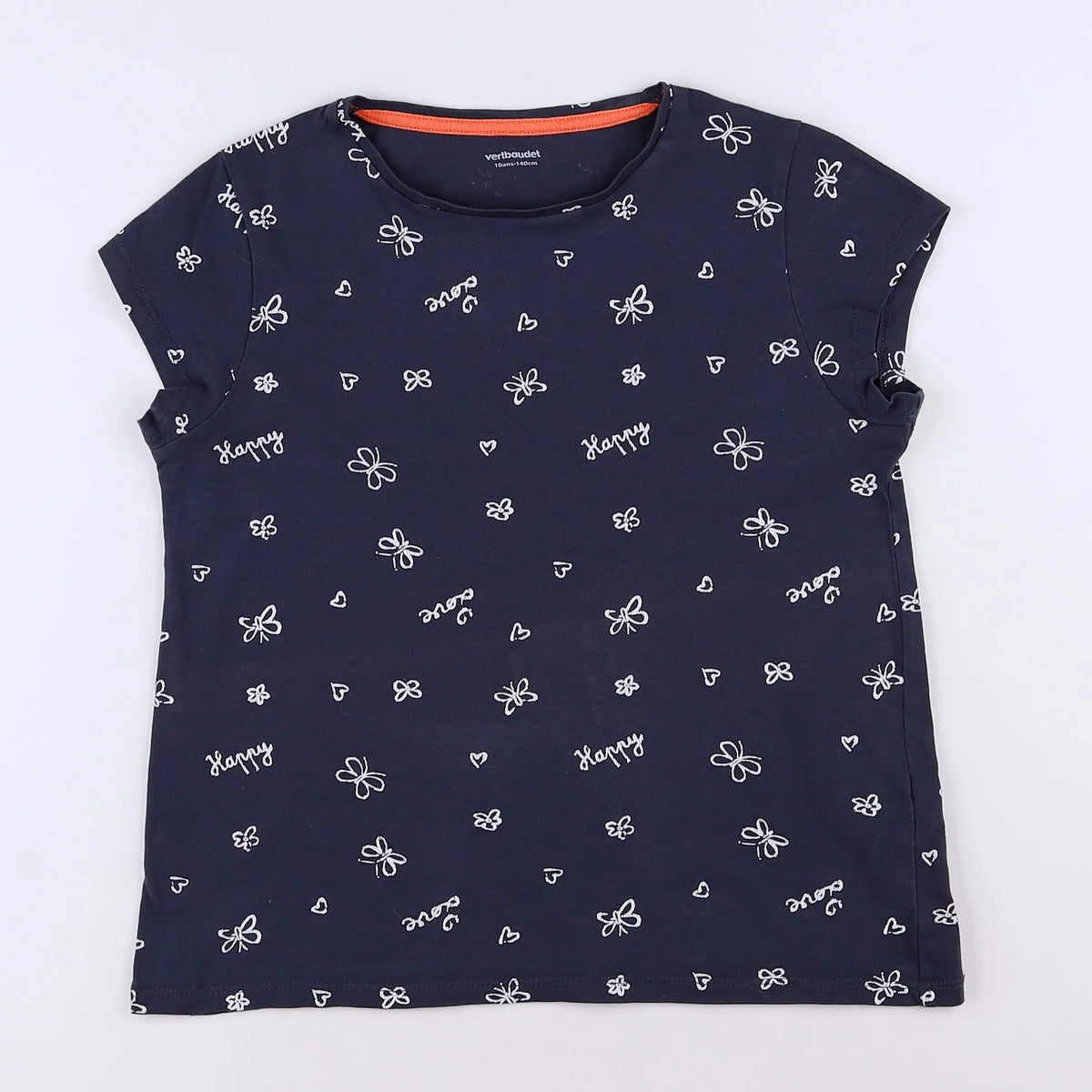 Vertbaudet - tee-shirt gris - 10 ans