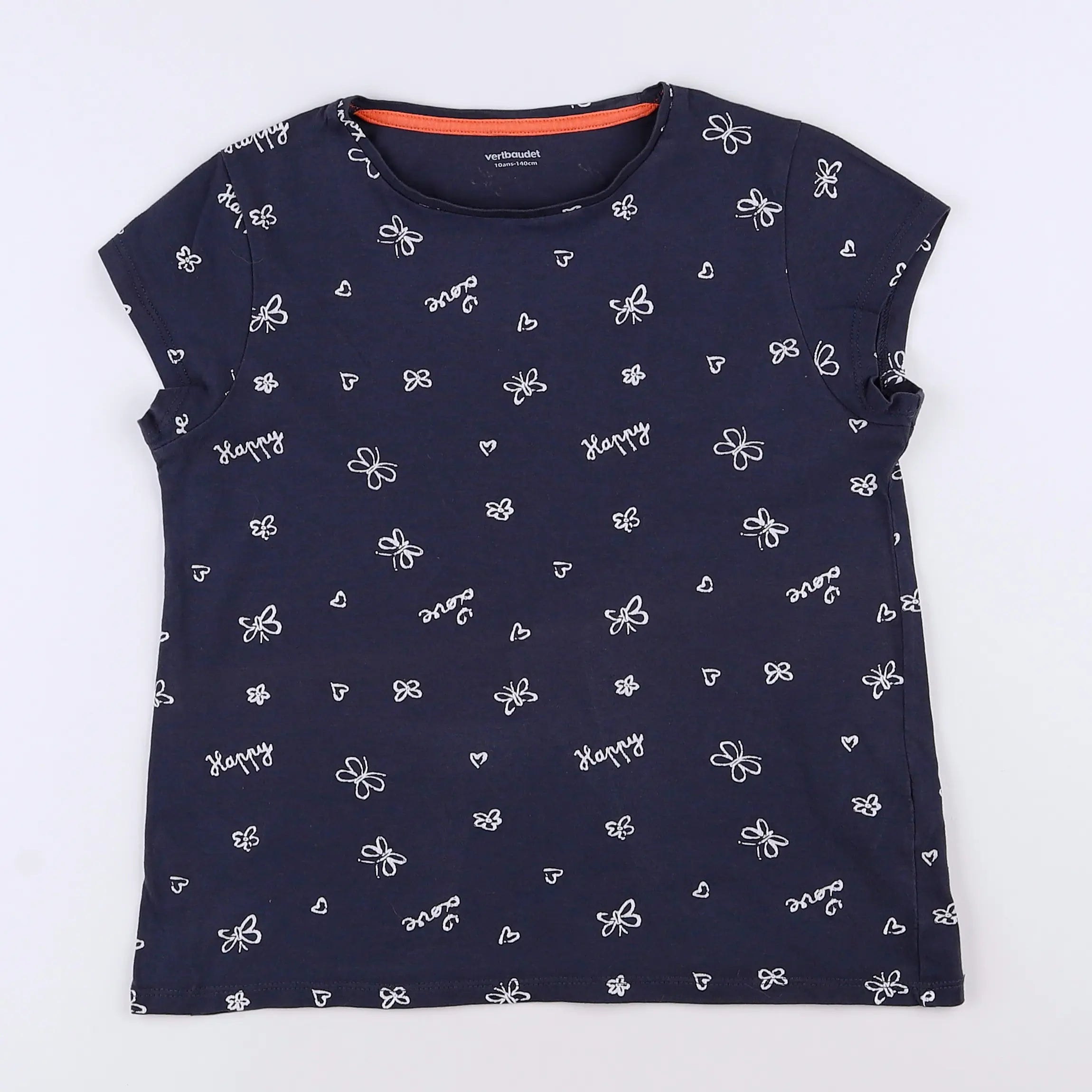 Vertbaudet - tee-shirt gris - 10 ans