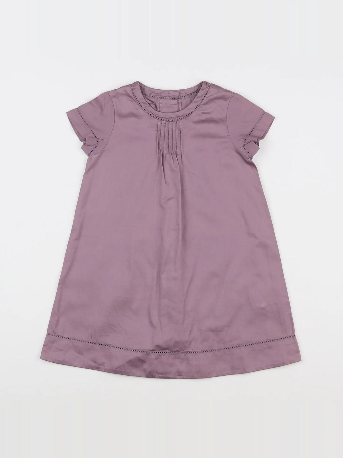 Cyrillus - robe violet - 12 mois