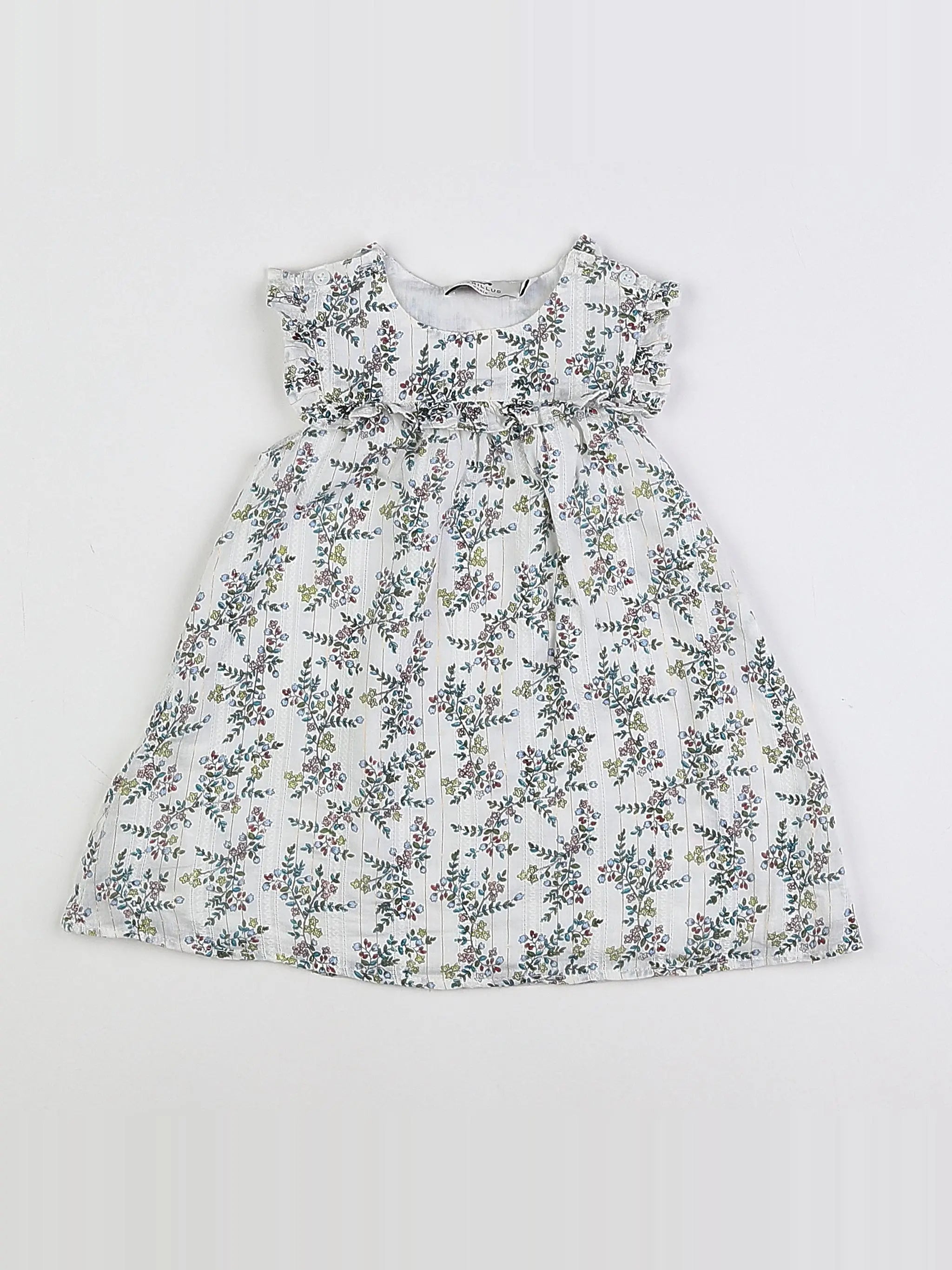 Cyrillus - robe multicolore - 6 mois
