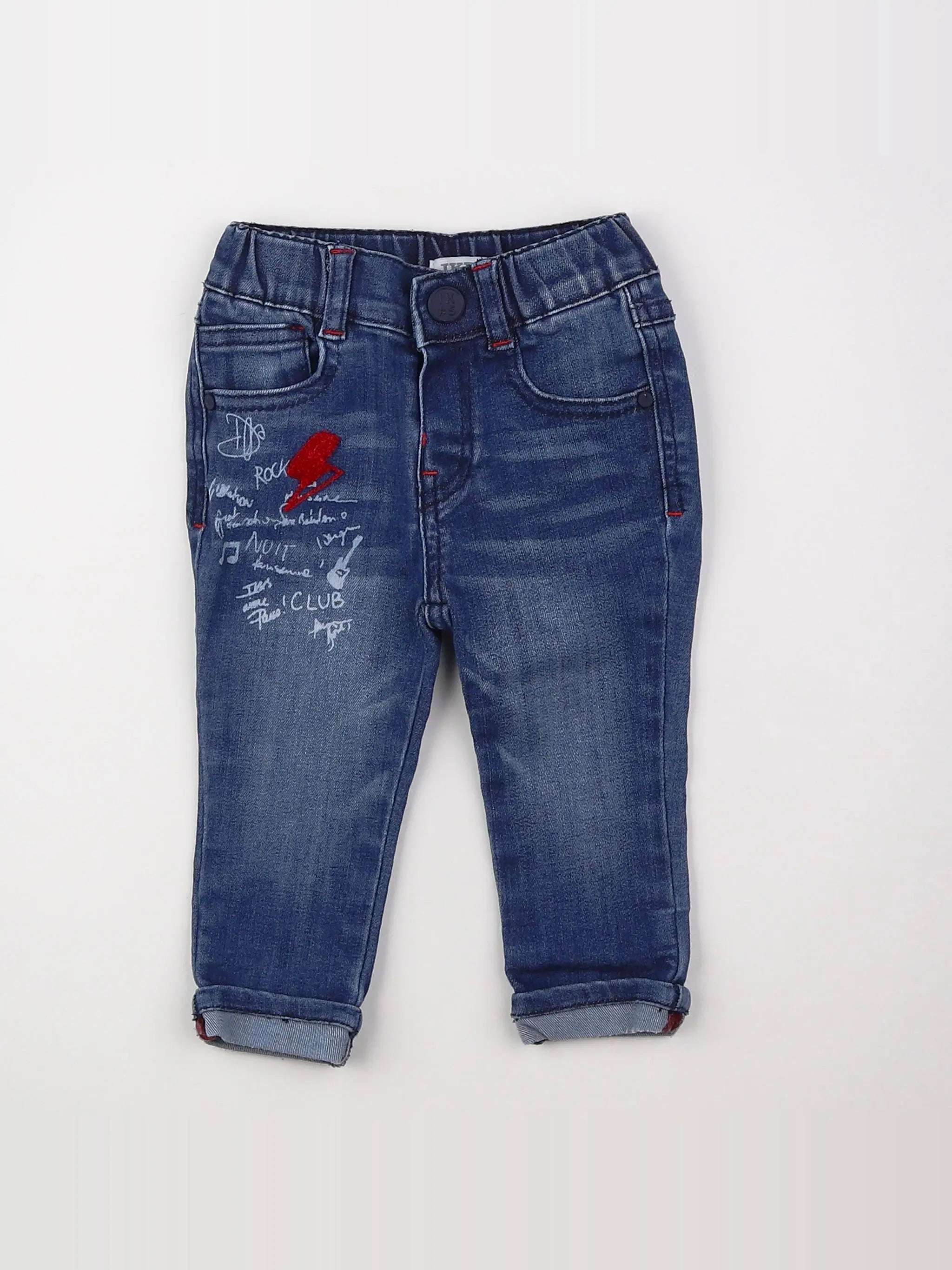 IKKS - jean bleu - 6 mois