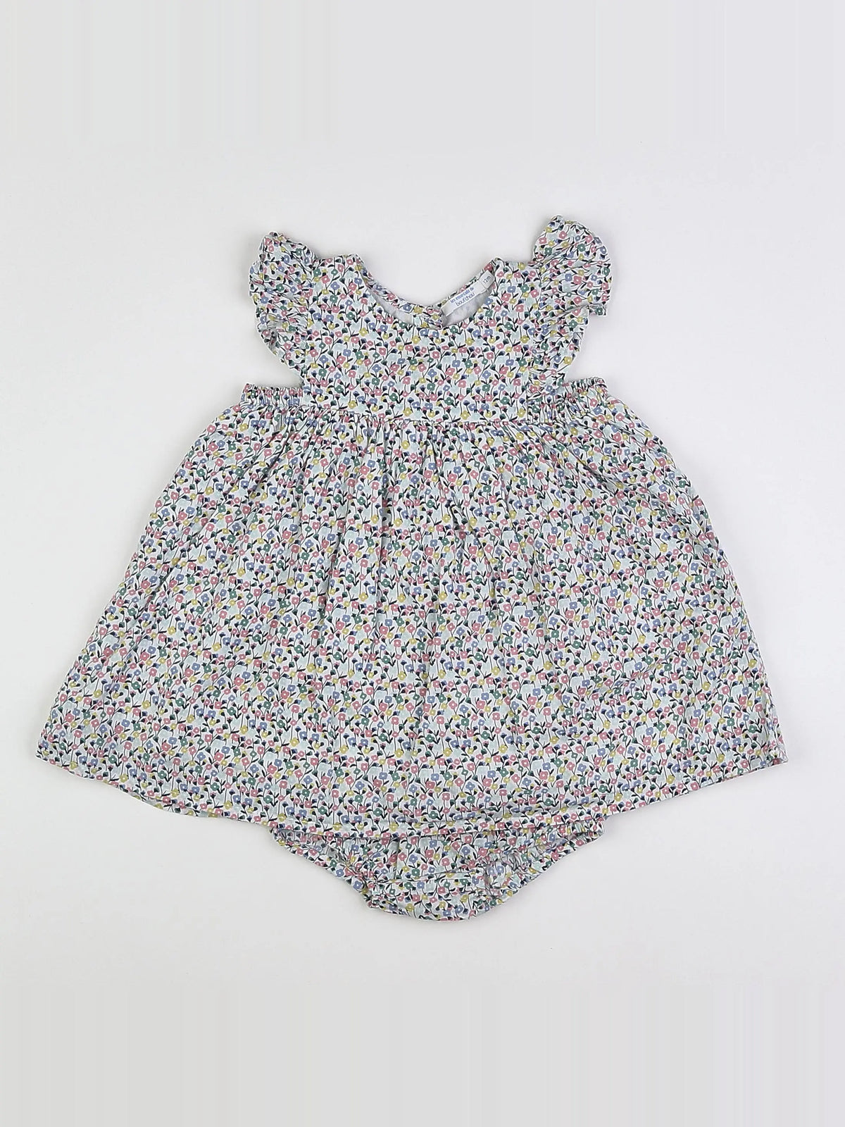 Boutchou - robe multicolore - 12 mois