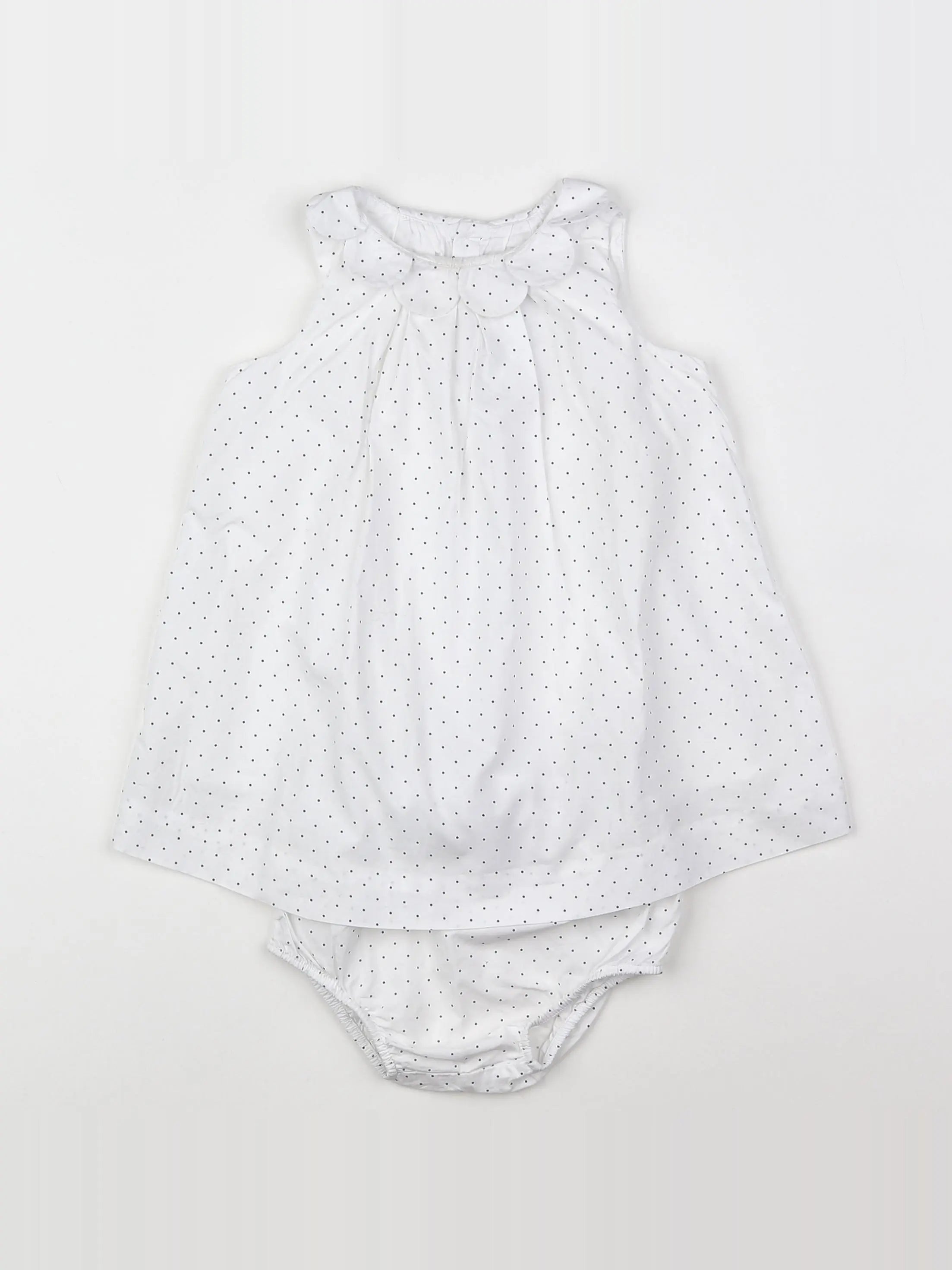 Jacadi - robe blanc - 12 mois
