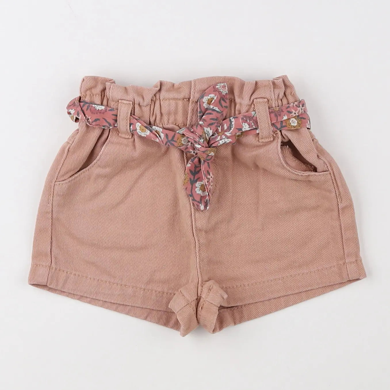 Vertbaudet - short rose - 12 mois