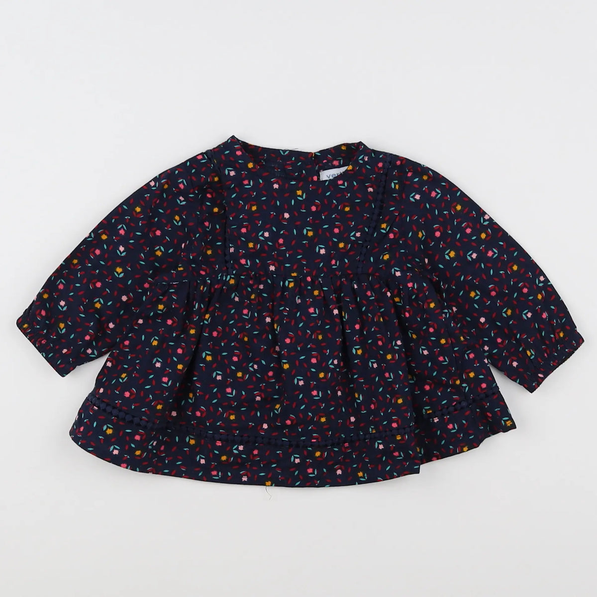 Vertbaudet - blouse bleu - 3 mois