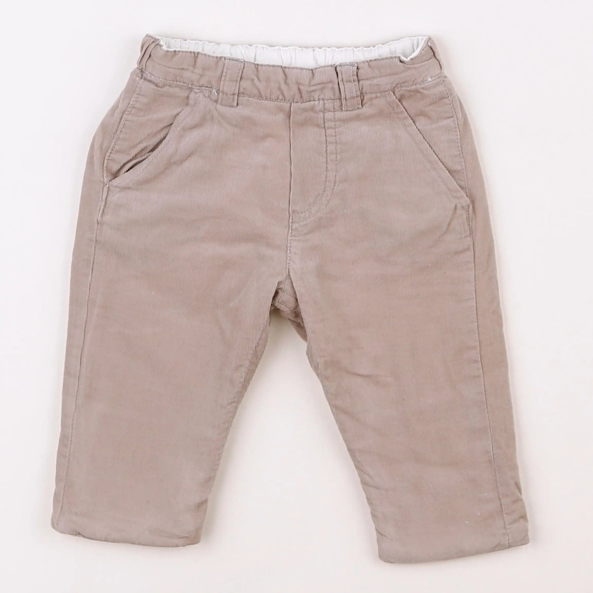Tartine & Chocolat - pantalon réversible beige, blanc - 3 mois