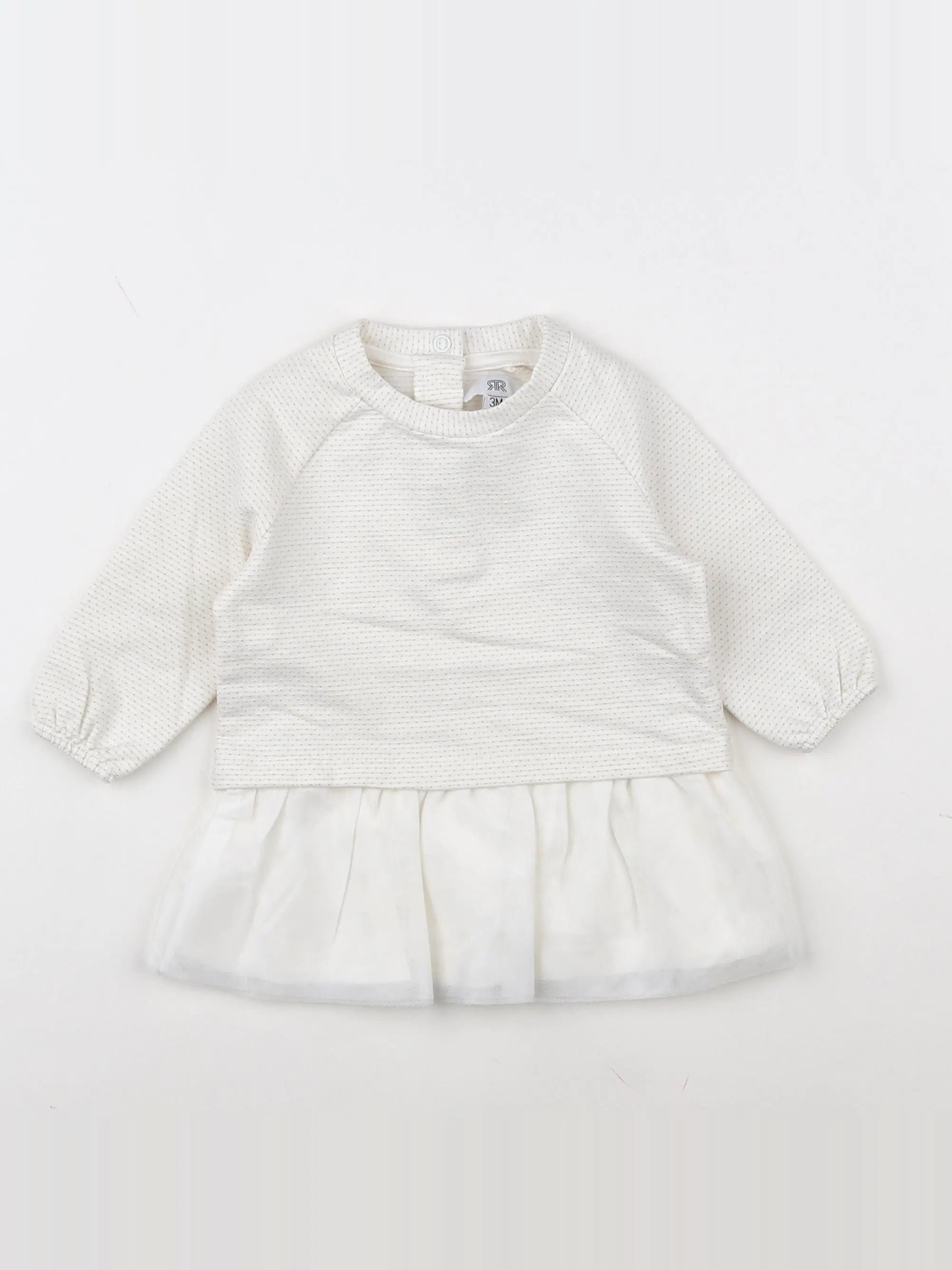 La Redoute - robe blanc - 3 mois