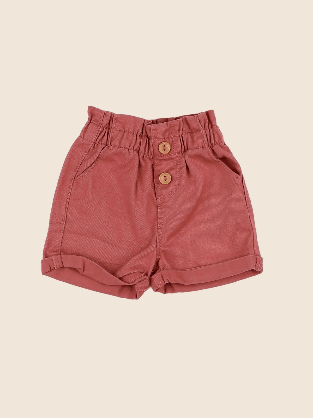 Vertbaudet - short marron - 3 mois