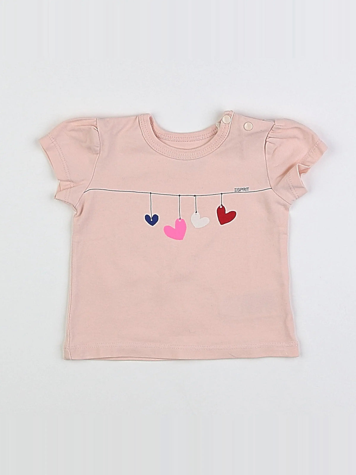 Esprit - tee-shirt rose - 3 mois