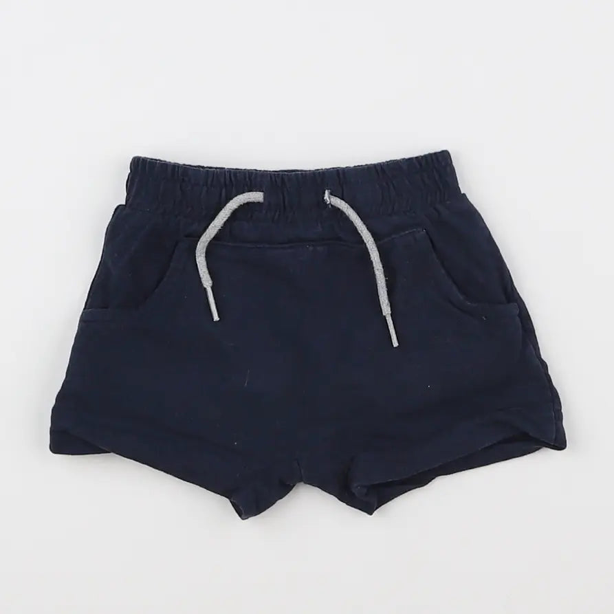 Vertbaudet - short bleu - 12 mois