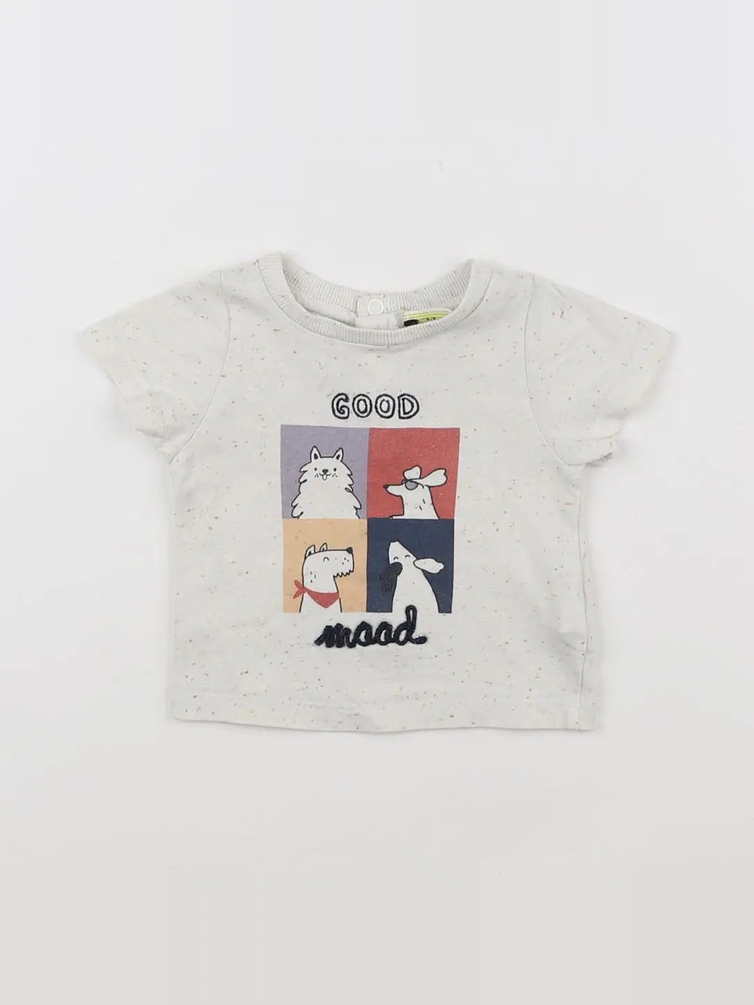 Tape à l'oeil - tee-shirt beige - 3 mois