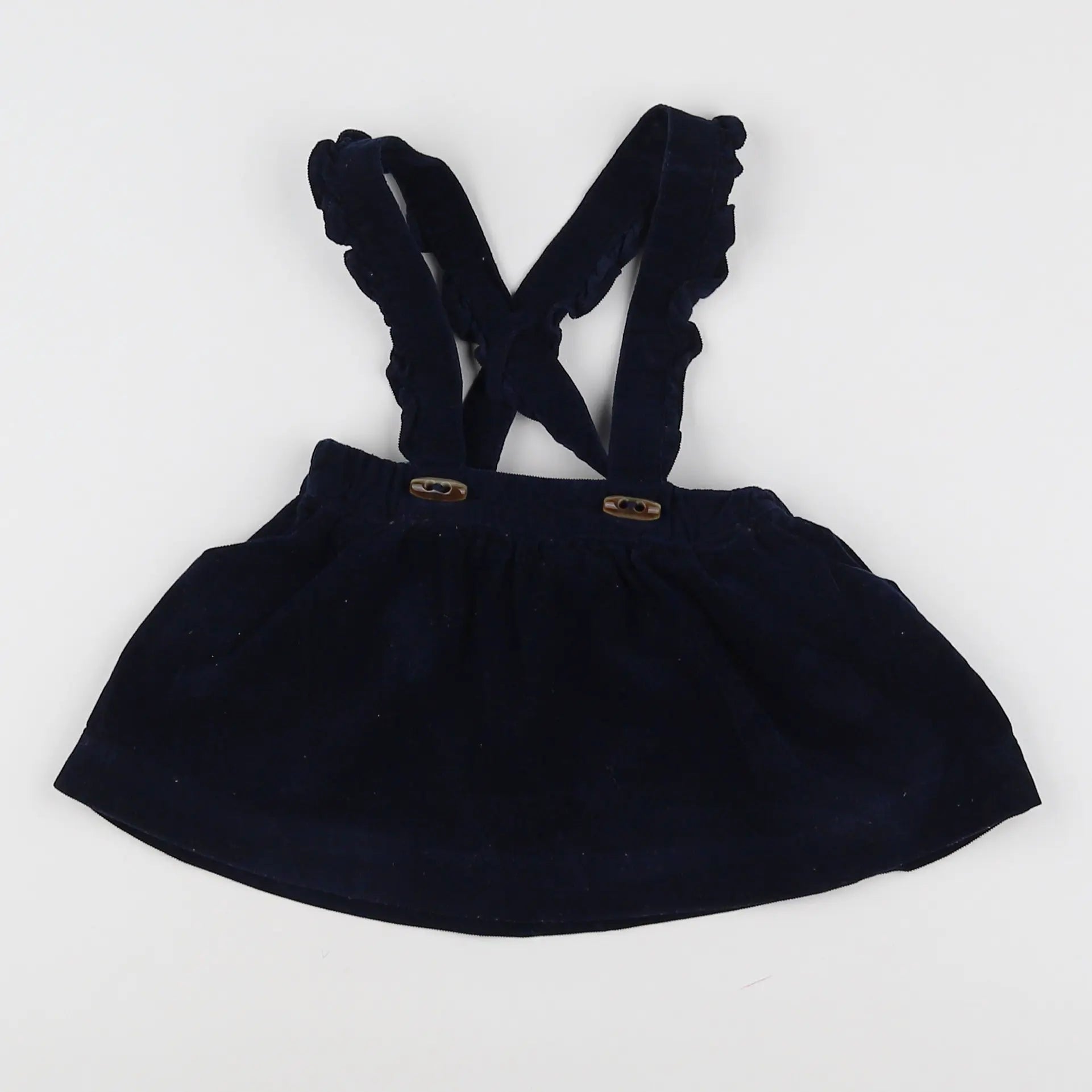 Vertbaudet - jupe bleu - 12 mois