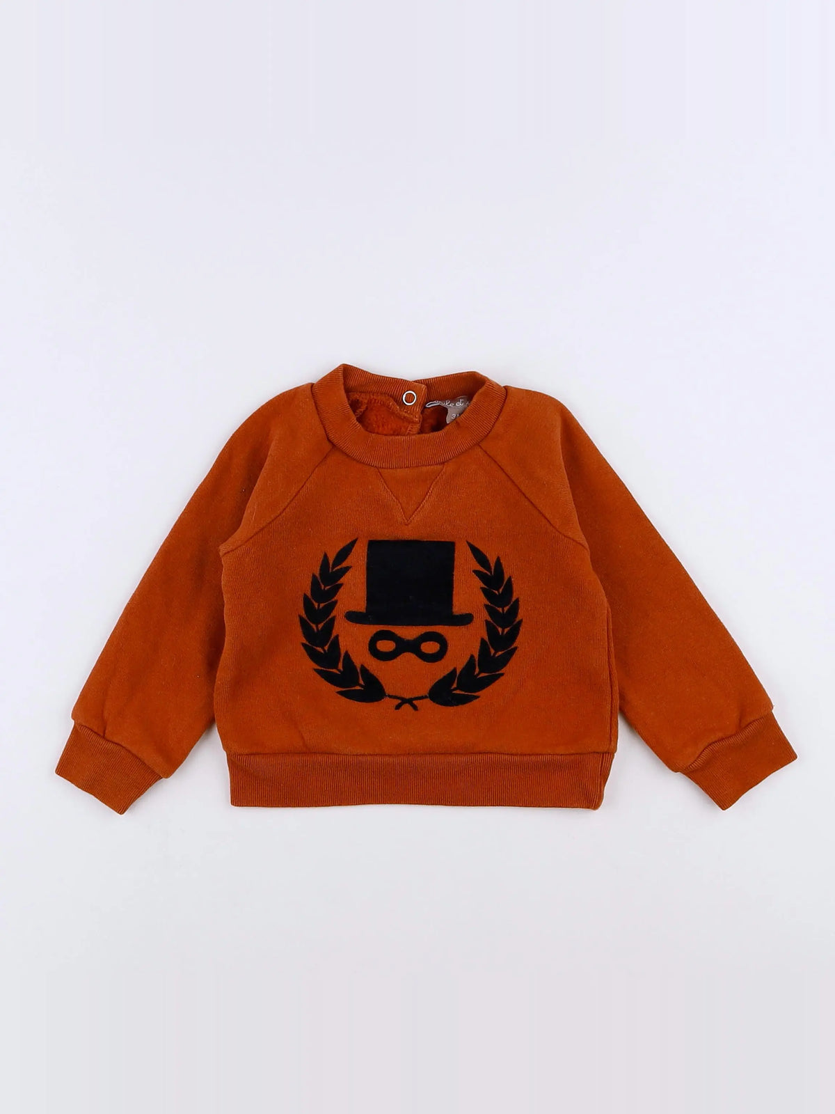 Emile et Ida - sweat marron - 3 mois