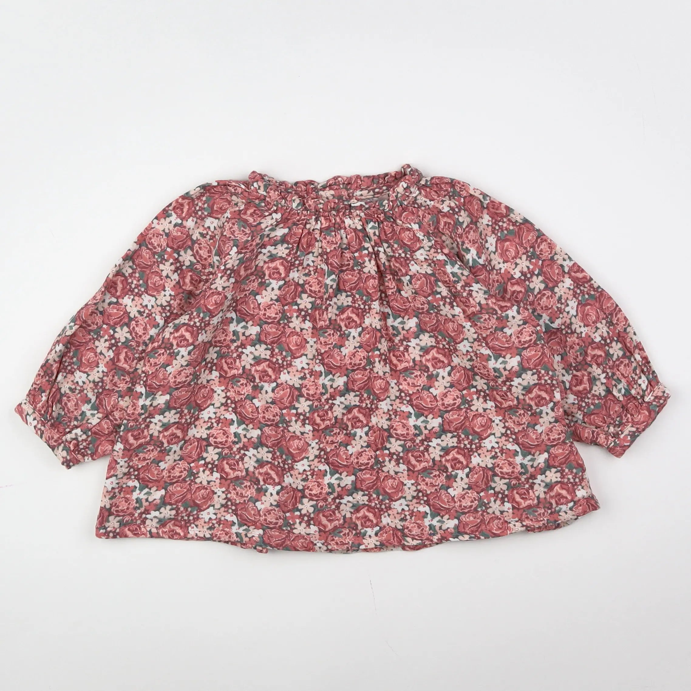 Vertbaudet - blouse rose - 12 mois