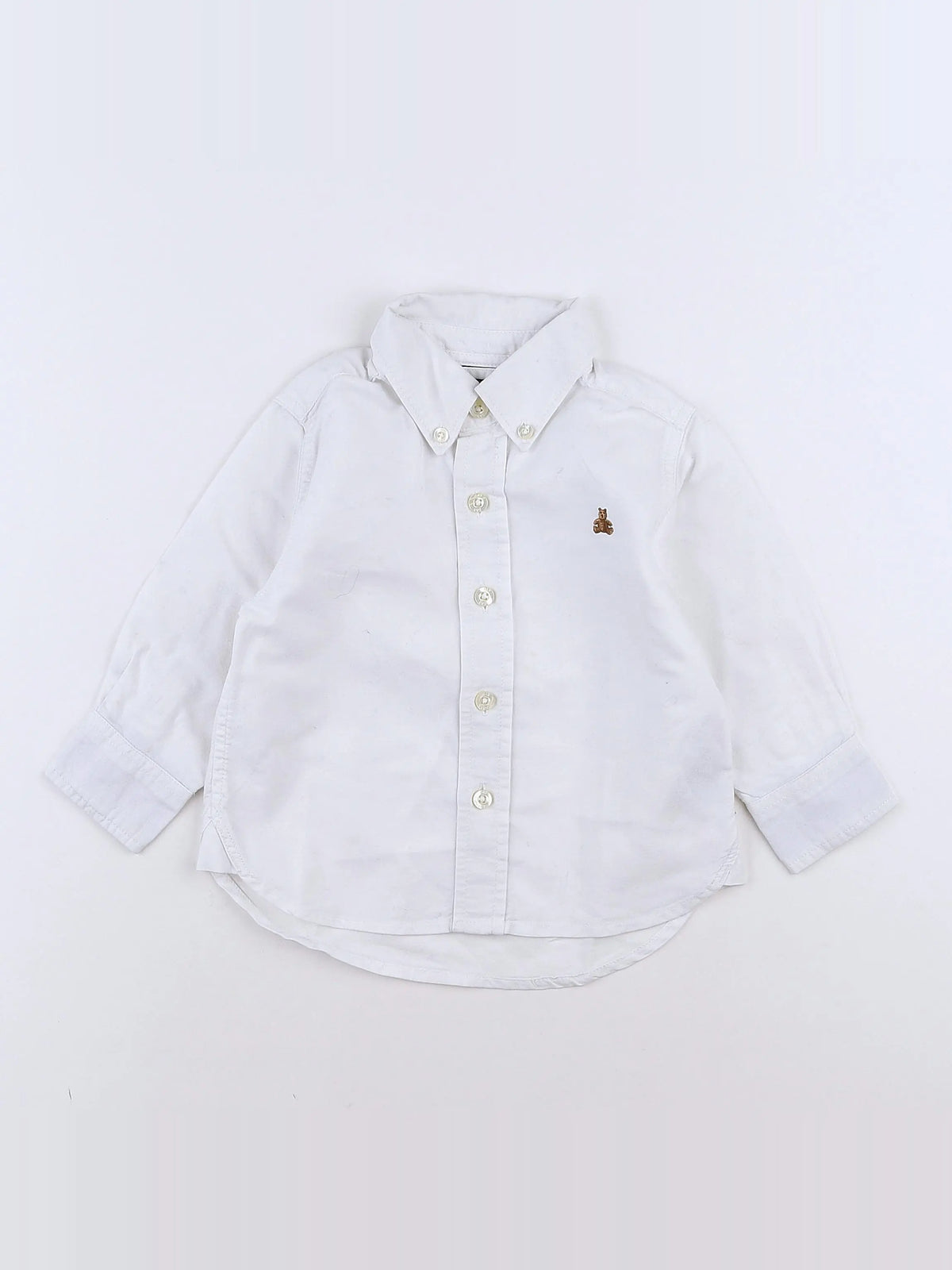 GAP - chemise blanc - 12/18 mois