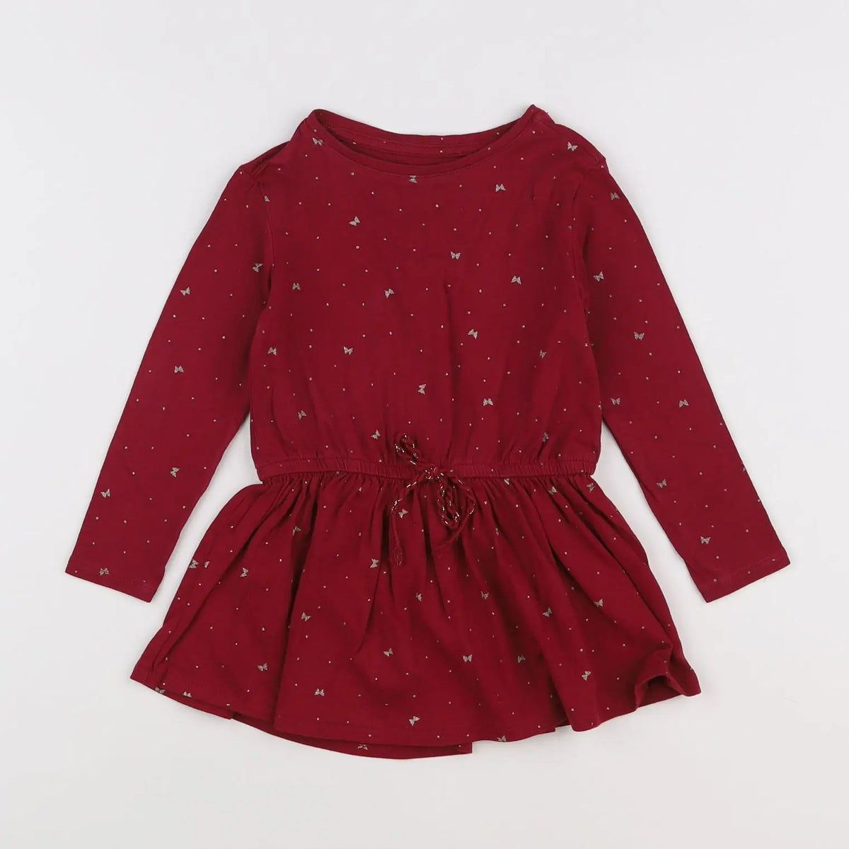 Vertbaudet - robe rouge - 2 ans