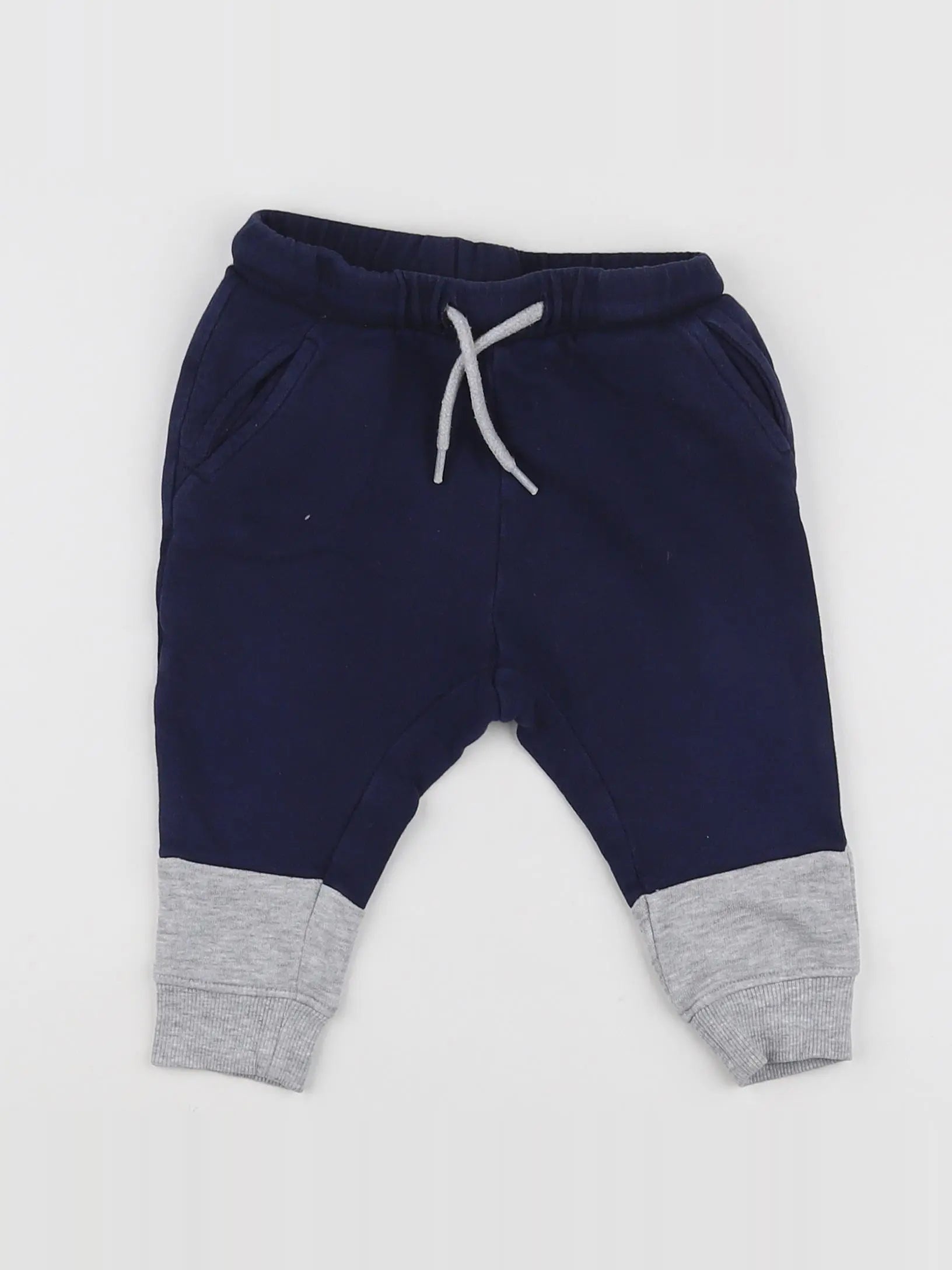 H&M - jogging bleu - 6/9 mois