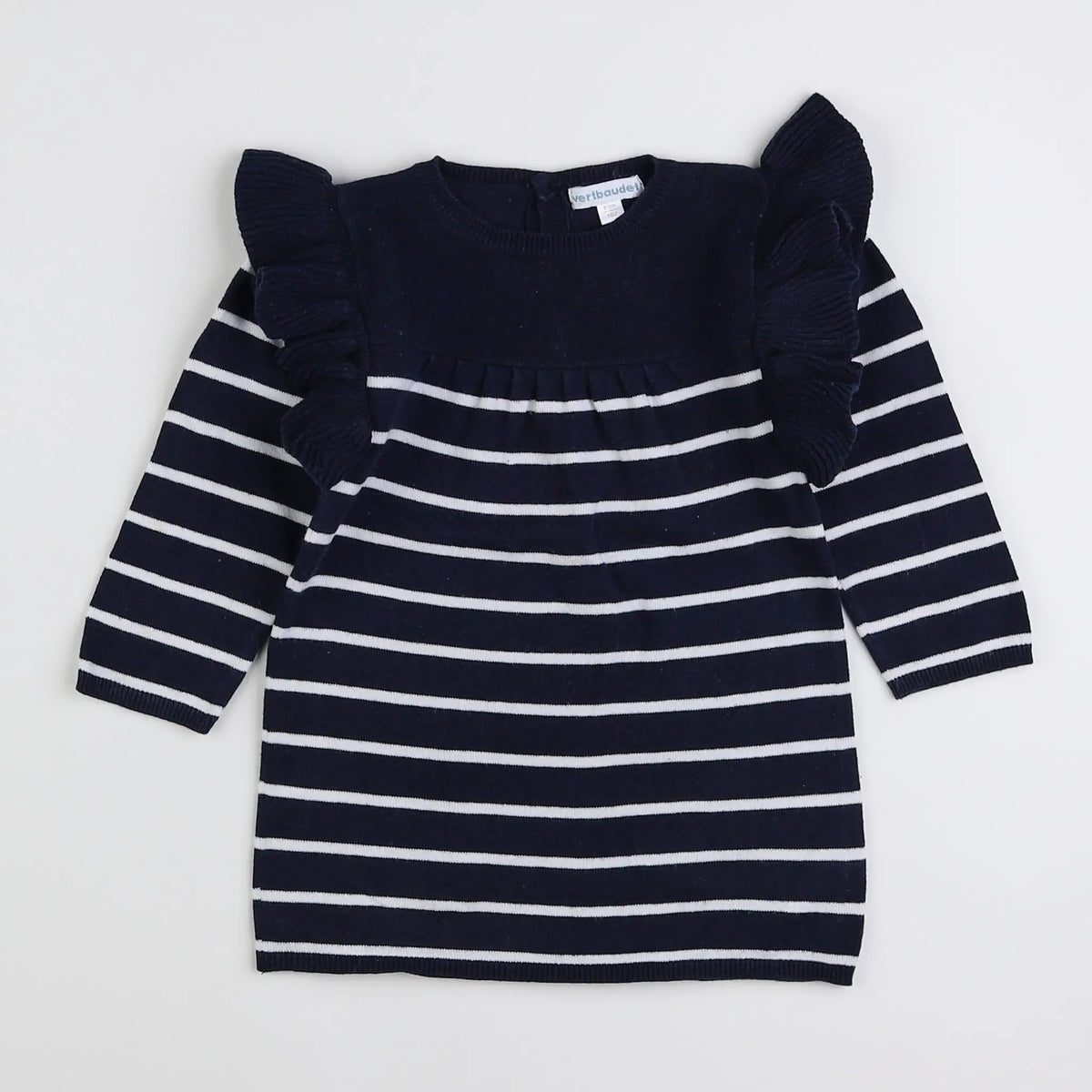 Vertbaudet - robe bleu - 18 mois