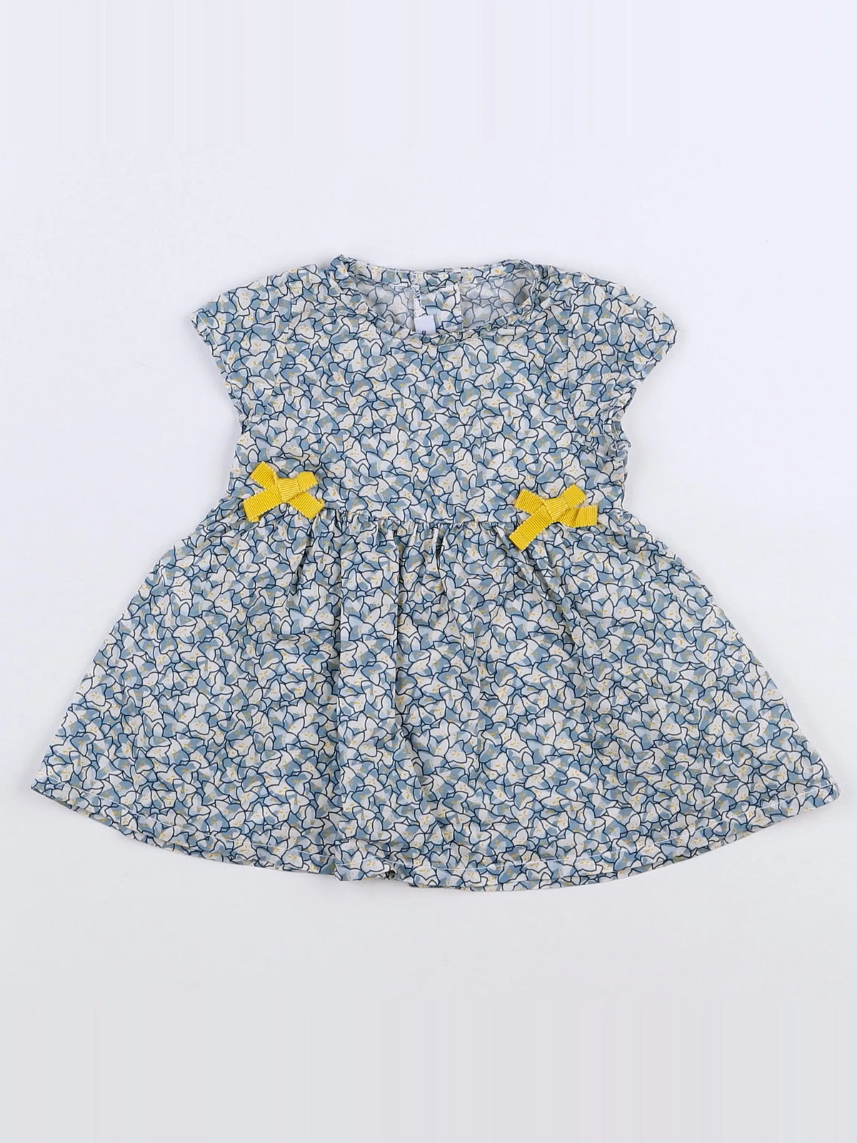 Absorba - robe bleu, jaune - 3 mois